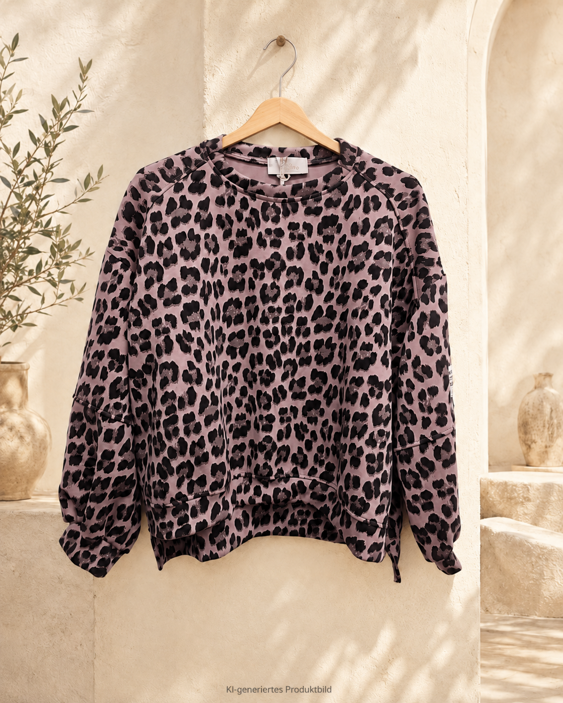 Sweater Leo Patch Juna Made in Italy 34-42 Sweatshirt
