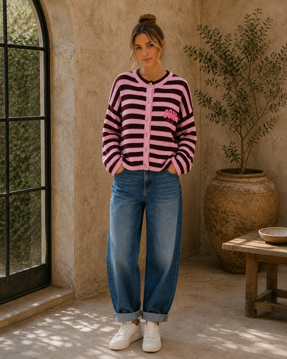 Strickjacke Yara - SOHO Stripes Made in Itlay 34-40/42 Cardigan