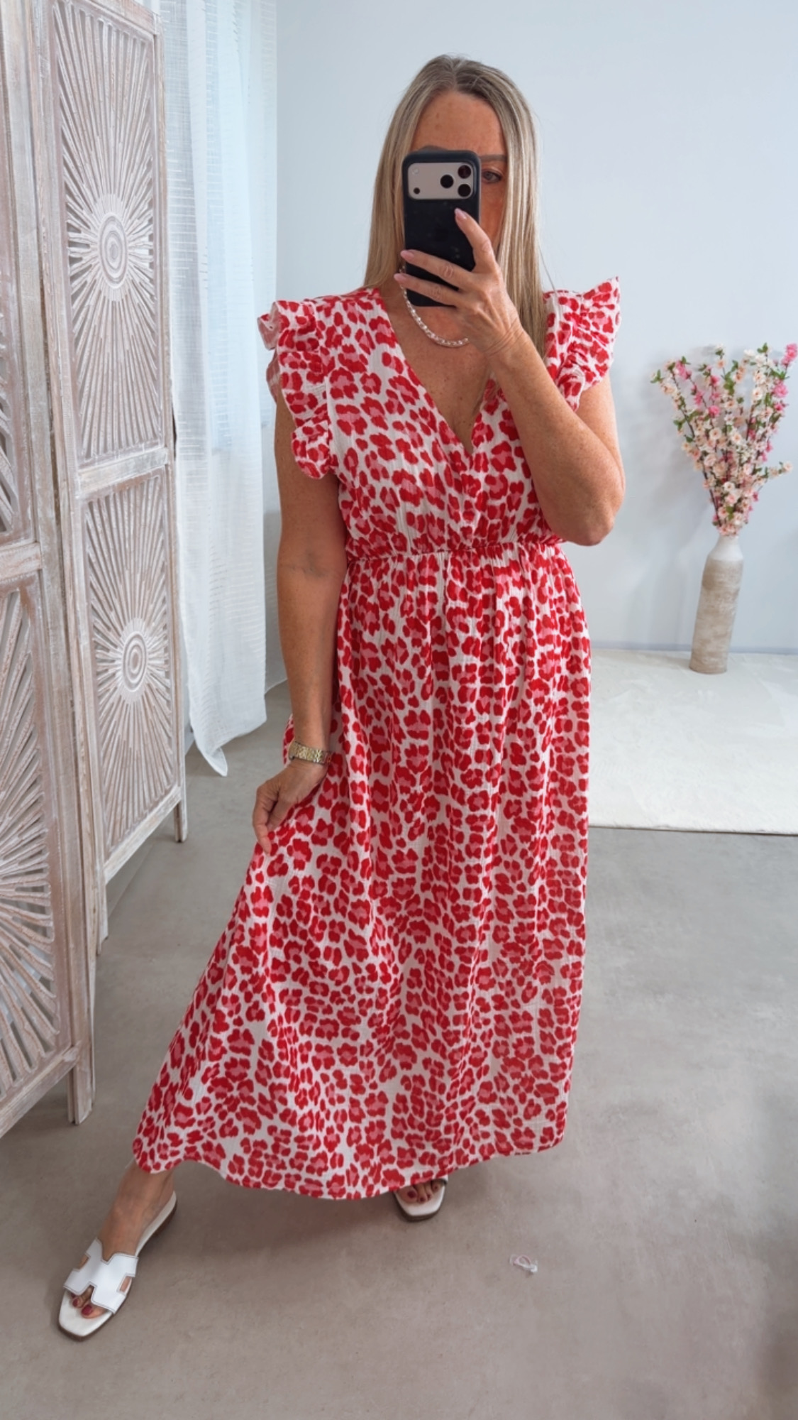 Oversize Leo Musselin Kleid Rosaluna Made in Italy 38-46/48