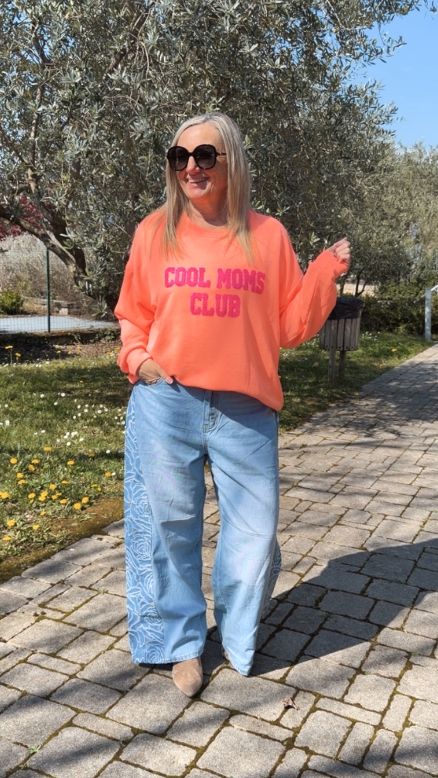 🧡✨ Sweatpullover Avellina Neonorange Made in Italy 34-42/44 COOL MUMS CLUB