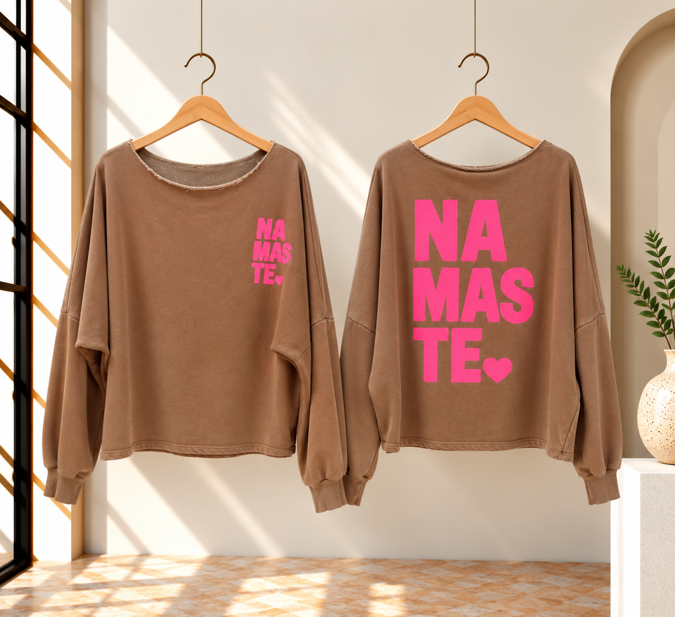 Oversize Sweatshirt im Used-Look I P0060 I 34-42/44