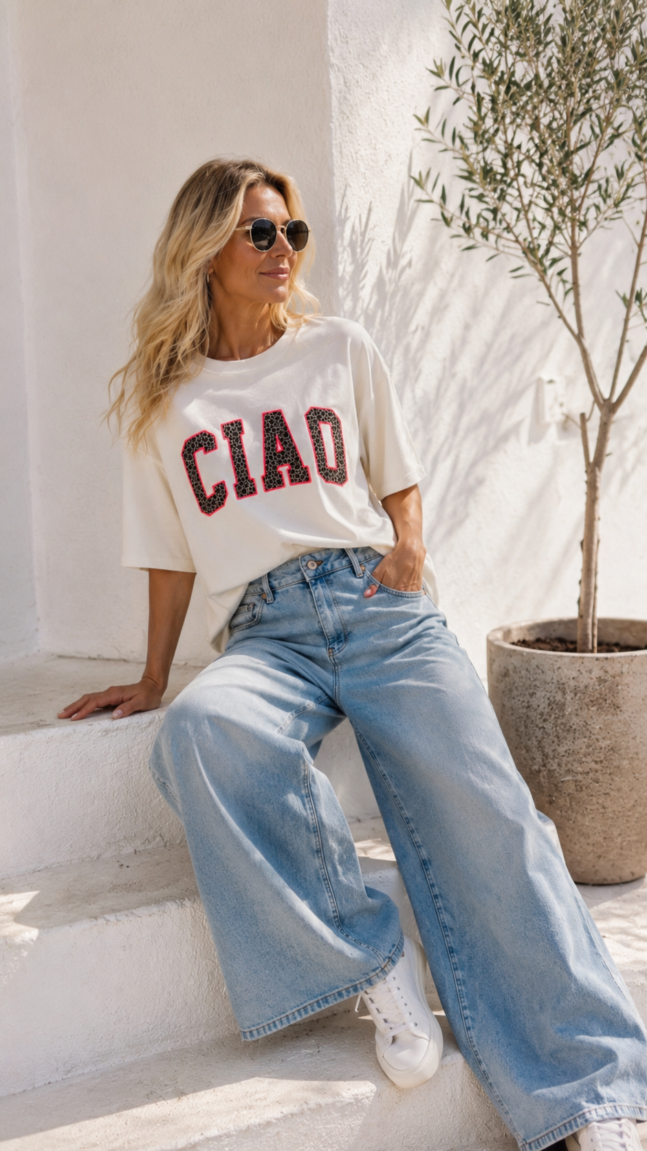 🧡✨🐆 T-Shirt-Sweater Ciao Nova Made in Italy 34-42/44