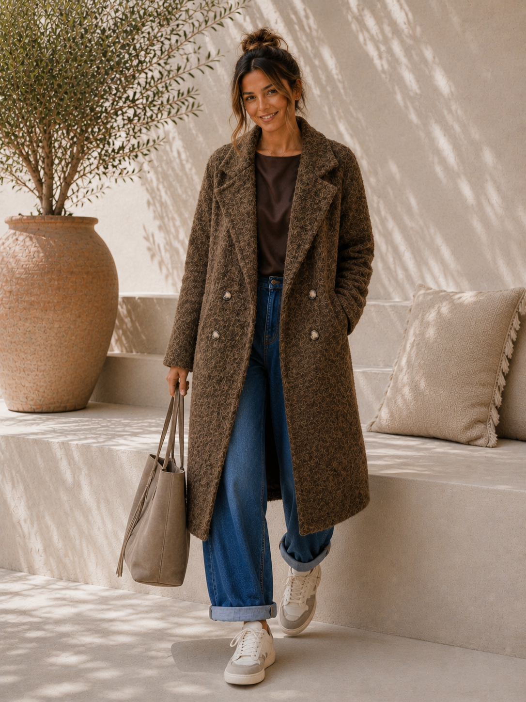 TREND MANTEL ELVIRA 36 - 42 Trench Coat Made in Italy