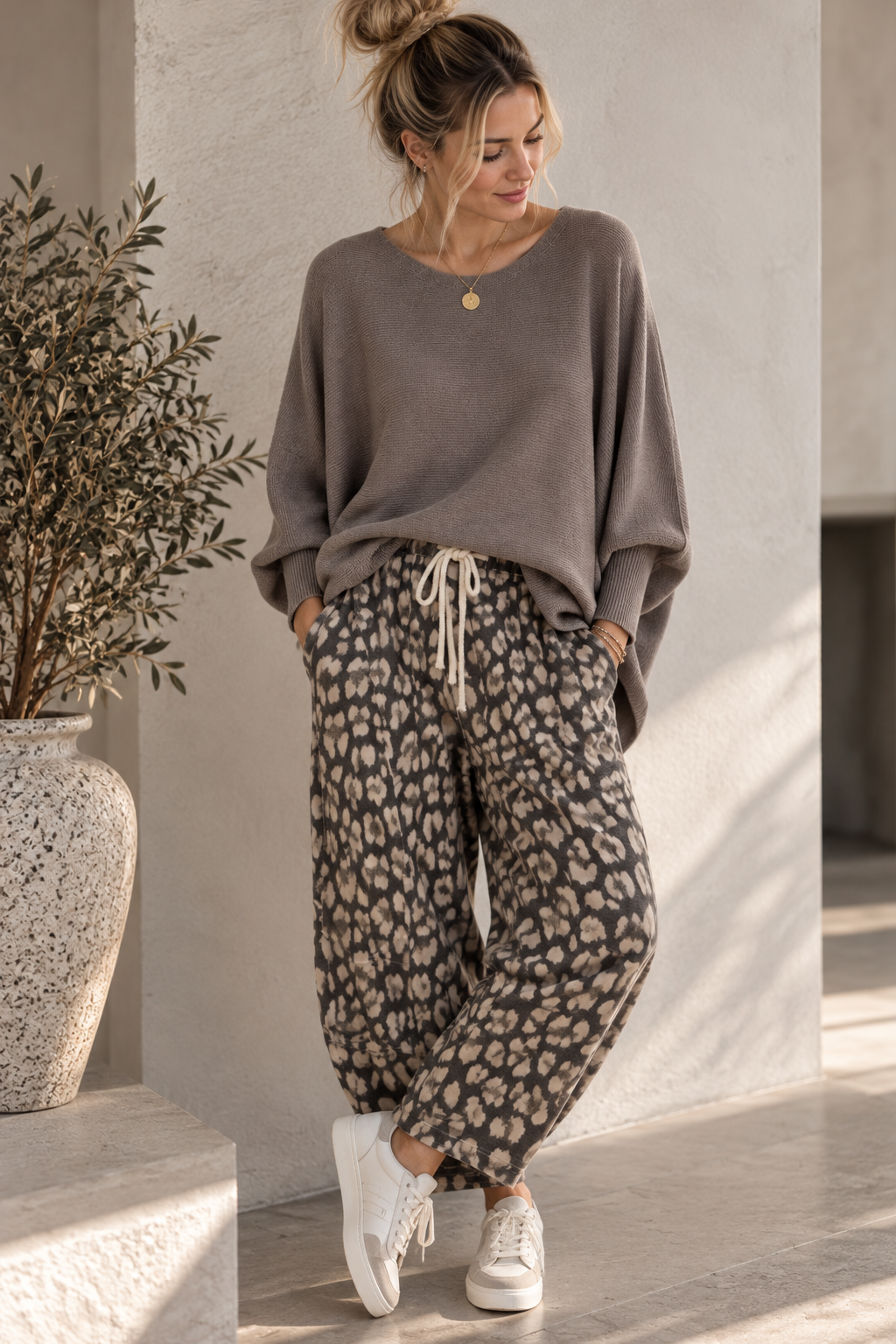 OVERSIZE KNIT SWEATER SIGRID Made in Italy 34-44/46 Strick Pullover