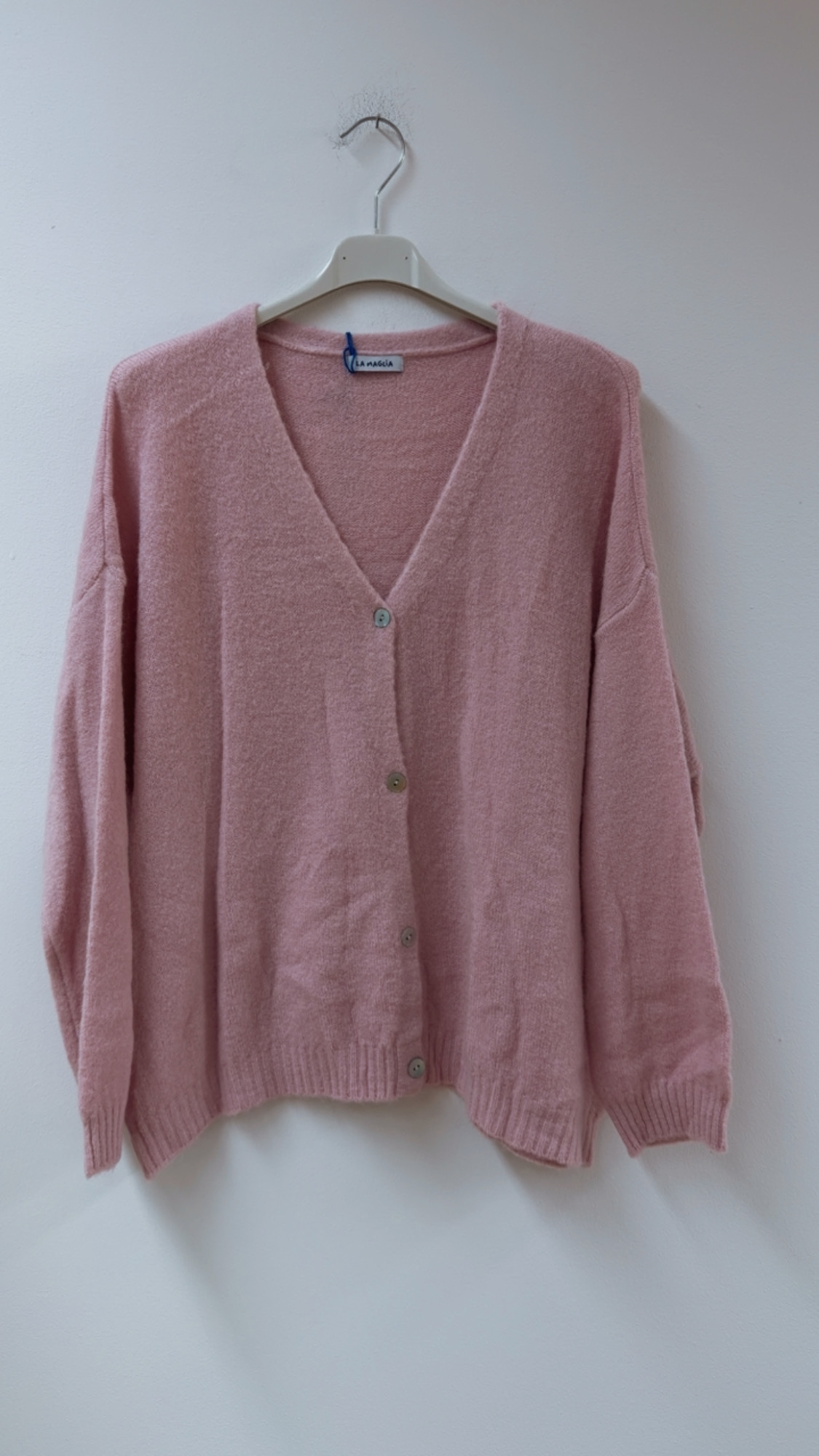 Agnetha – Oversize Alpaka Strickjacke | Made in Italya Cardigan  34-44