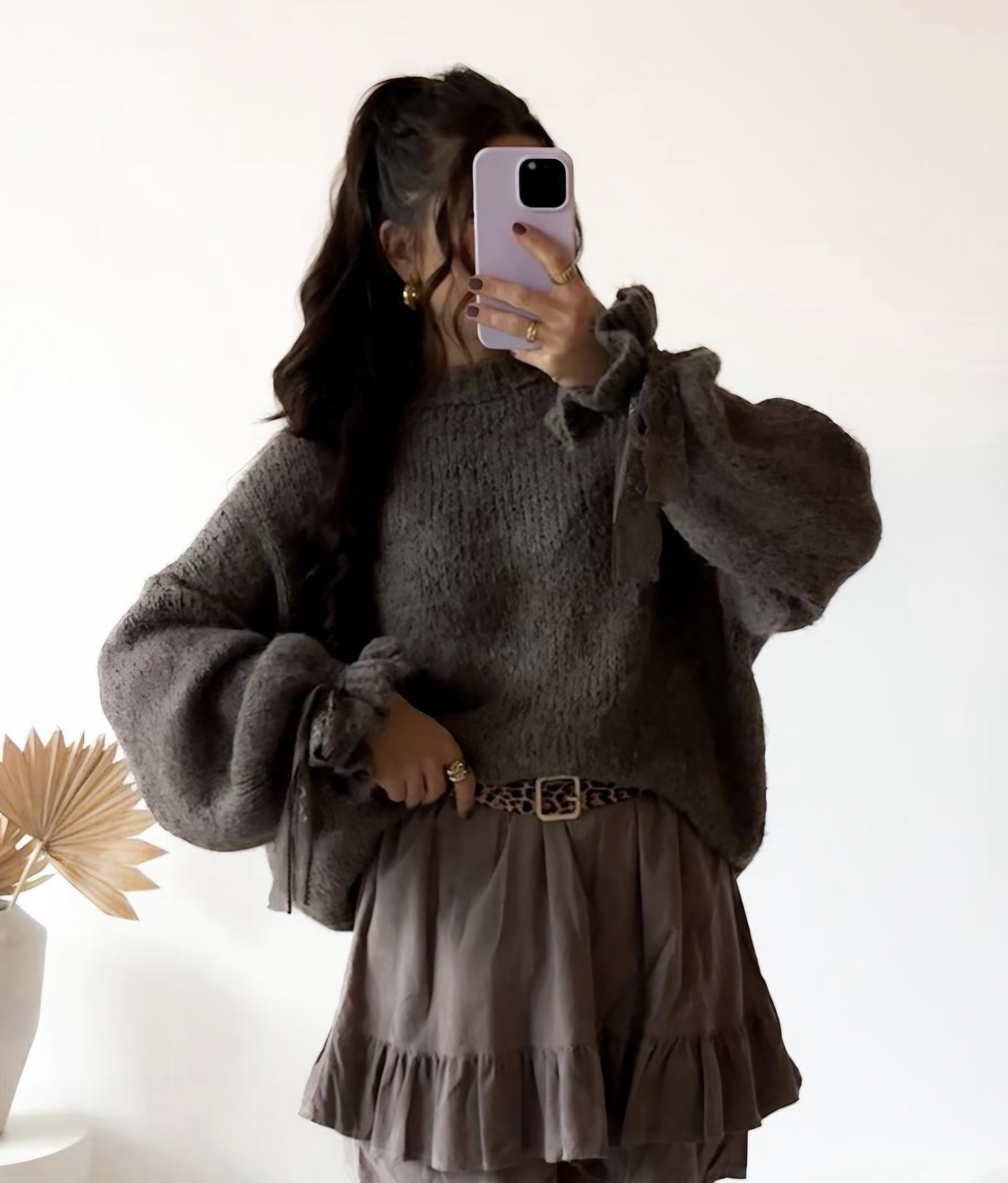 COZY KNIT SWEATER DANIELA SCHLEIFE 34 - 44 Made in Italy Strickpullover