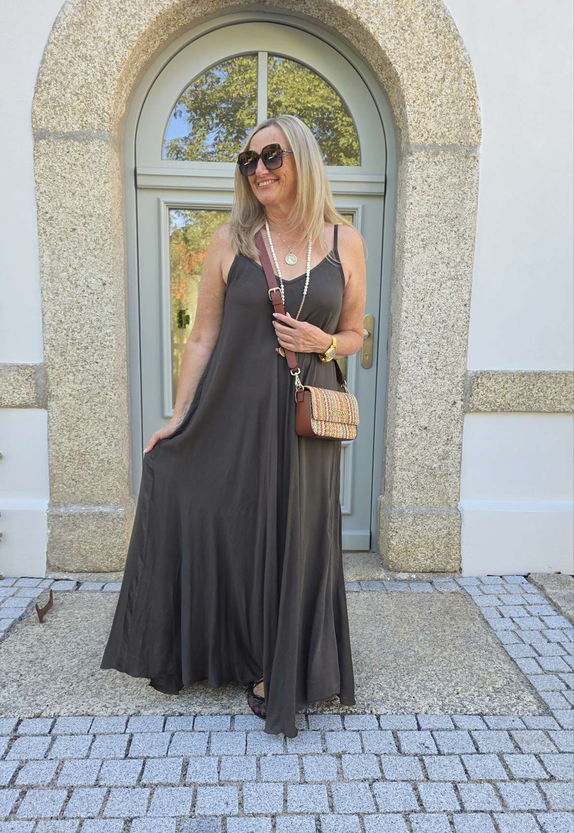 SPAGHETTIKLEID CAPRI UNI LANG 34-40/42 Made in Italy SPAGHETTIKLEID CAPRI UNI LANG 34-40/42 Made in Italy