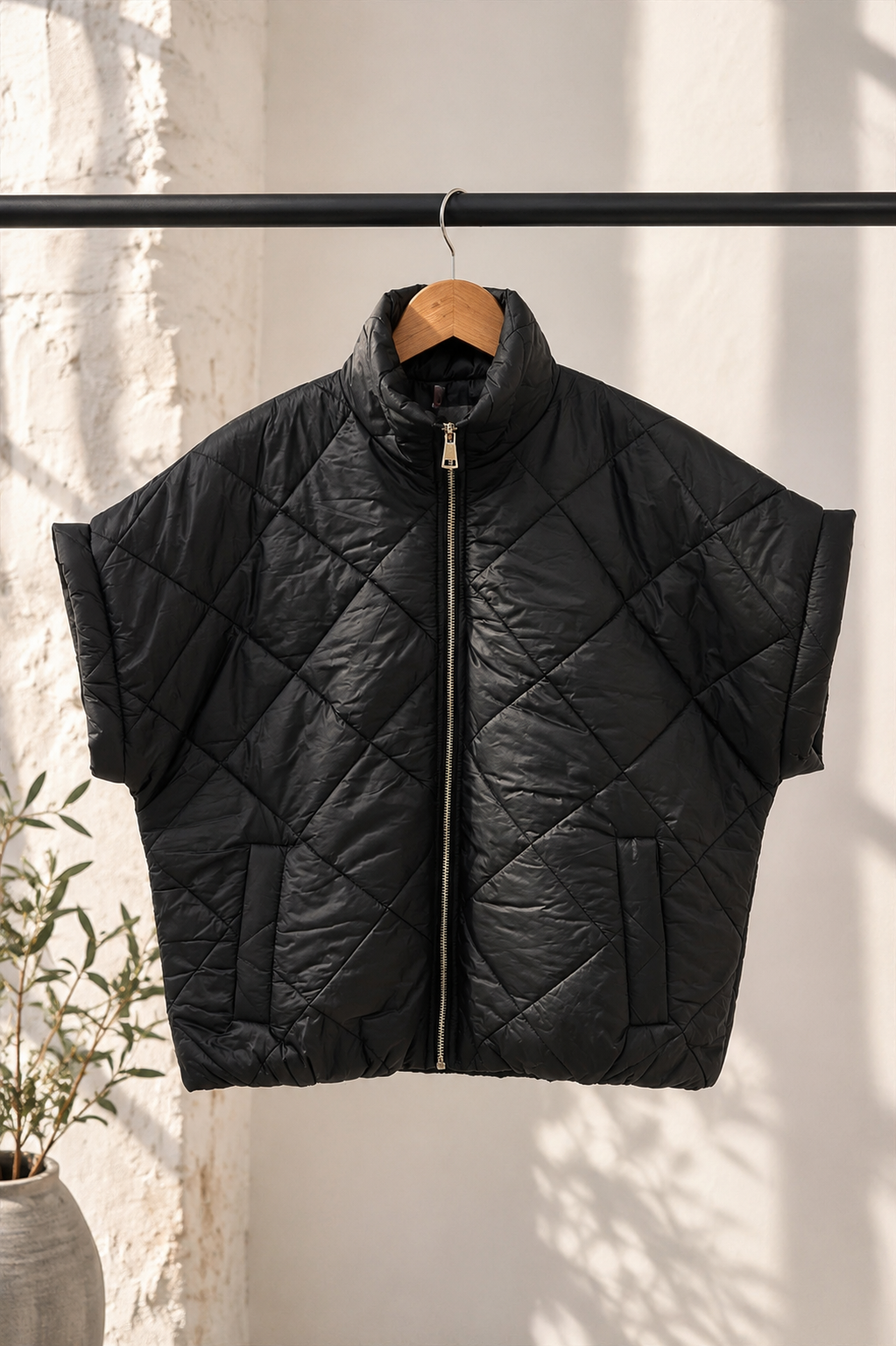Steppjacke Svenja – Made in Italy – lässiger Spätsommer-Look Gr. 34-42