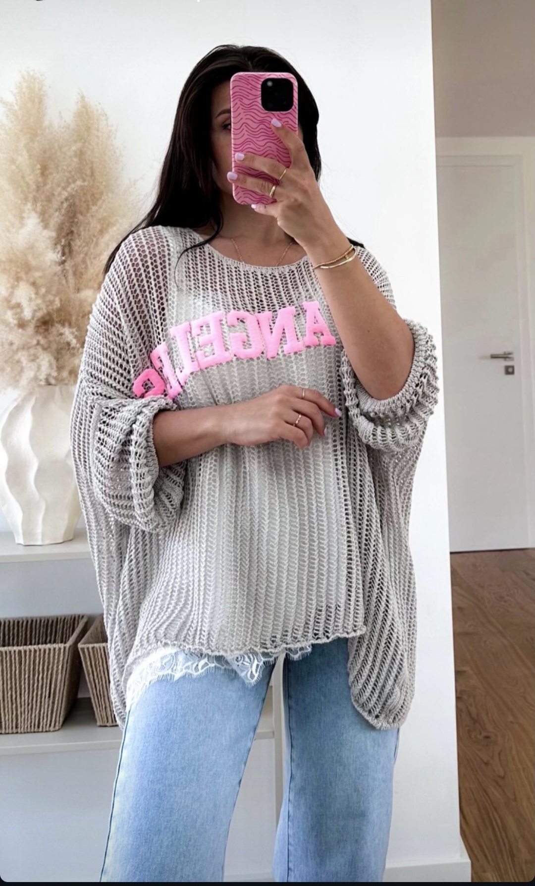 🌴💙✨ Pullover Lochstrick Zirellia Made in Italy 34-42/44