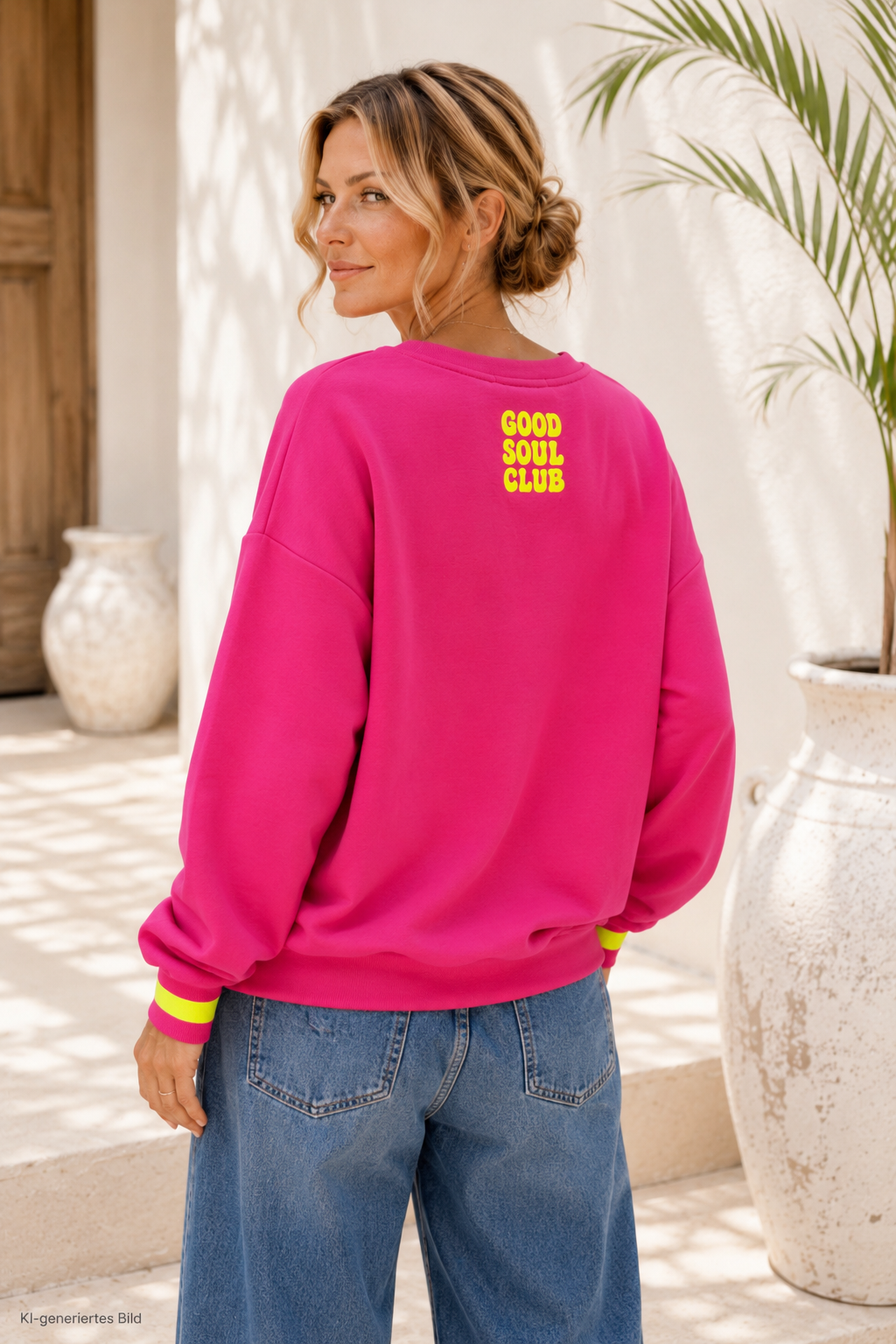 Sweatshirt „Good Soul“ Made in Italy