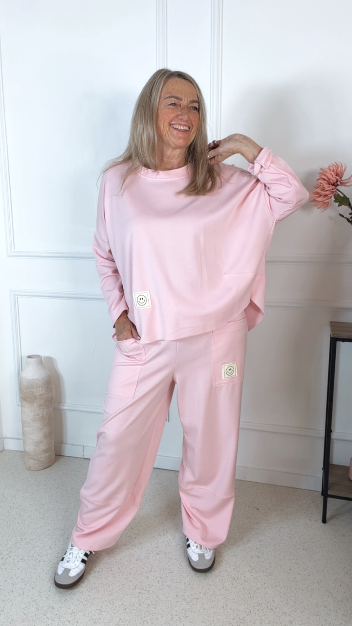 HOME WEAR SET BIENE SOFT  34- 42 Made in Italy Jogpant Sweater Jogging