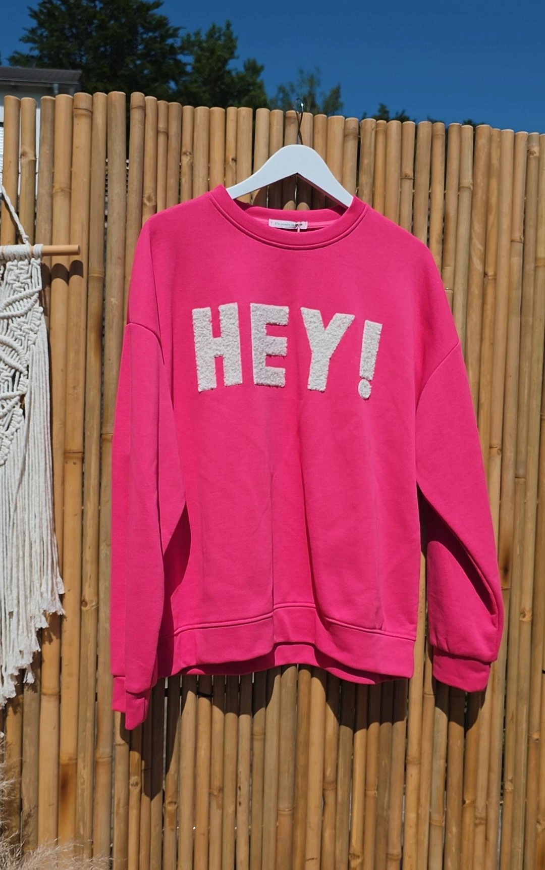 OVERSIZE SWEATER HEY Made in Italy 34-42/44 Langarm Sweatshirt