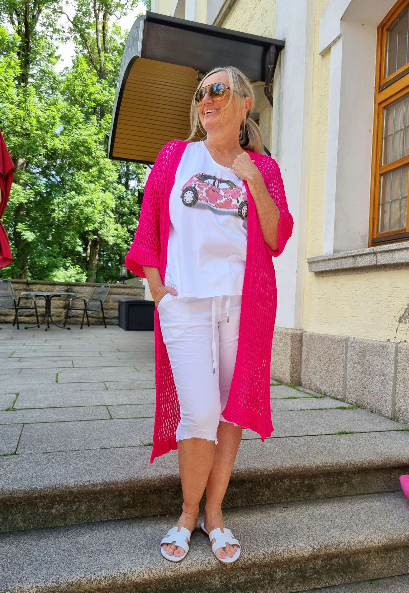 JOGPANT SHORTS VALERIE WEISS 34-40 Made in Italy PANT kurze Hose Sommerhose Bermuda JOGPANT SHORTS VALERIE WEISS 34-40 Made in Italy PANT kurze Hose Sommerhose Bermuda