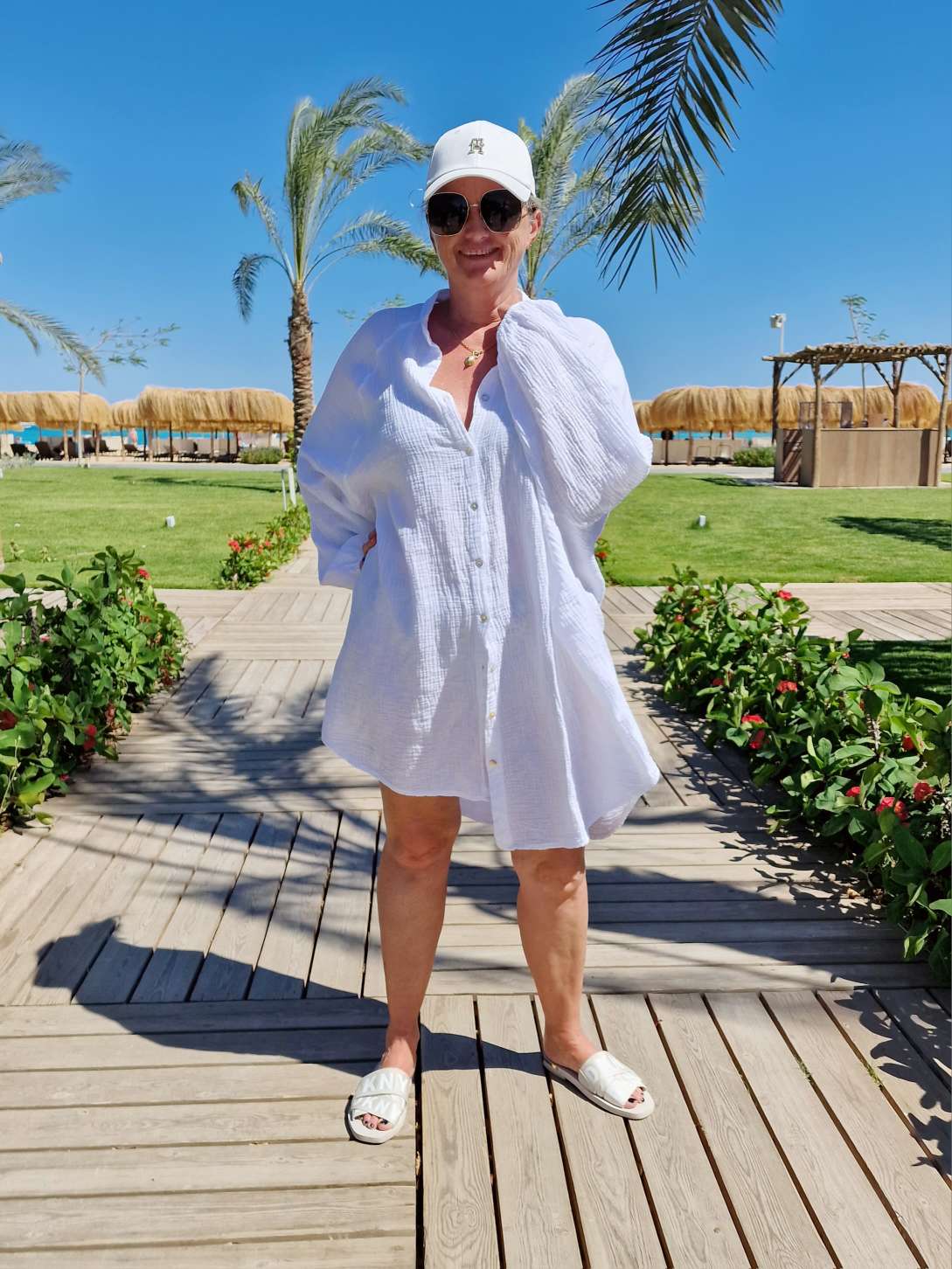 MUSSELIN OVERSIZE BLUSE BE CREATIVE WEISS 34-42/44 Made in Italy Longbluse Kleid Tunika Shirt Blusenjacke MUSSELIN OVERSIZE BLUSE BE CREATIVE WEISS 34-42/44 Made in Italy Longbluse Kleid Tunika Shirt Blusenjacke