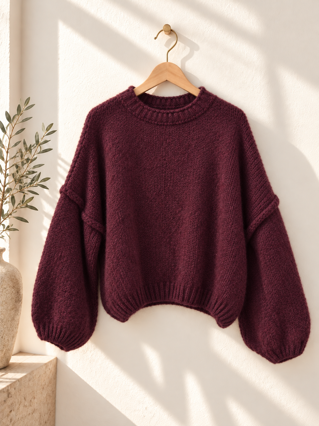 Soft Touch Oversize Pullover I SP0152 I 34 - 44 I Made in Italy