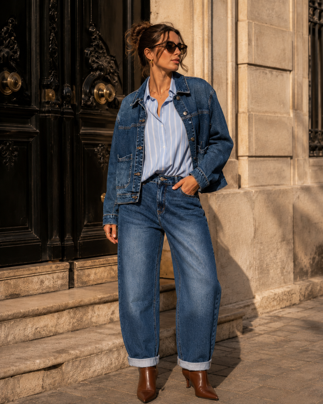 Jeansjacke – lässiger Basic-Klassiker I JJ0034
