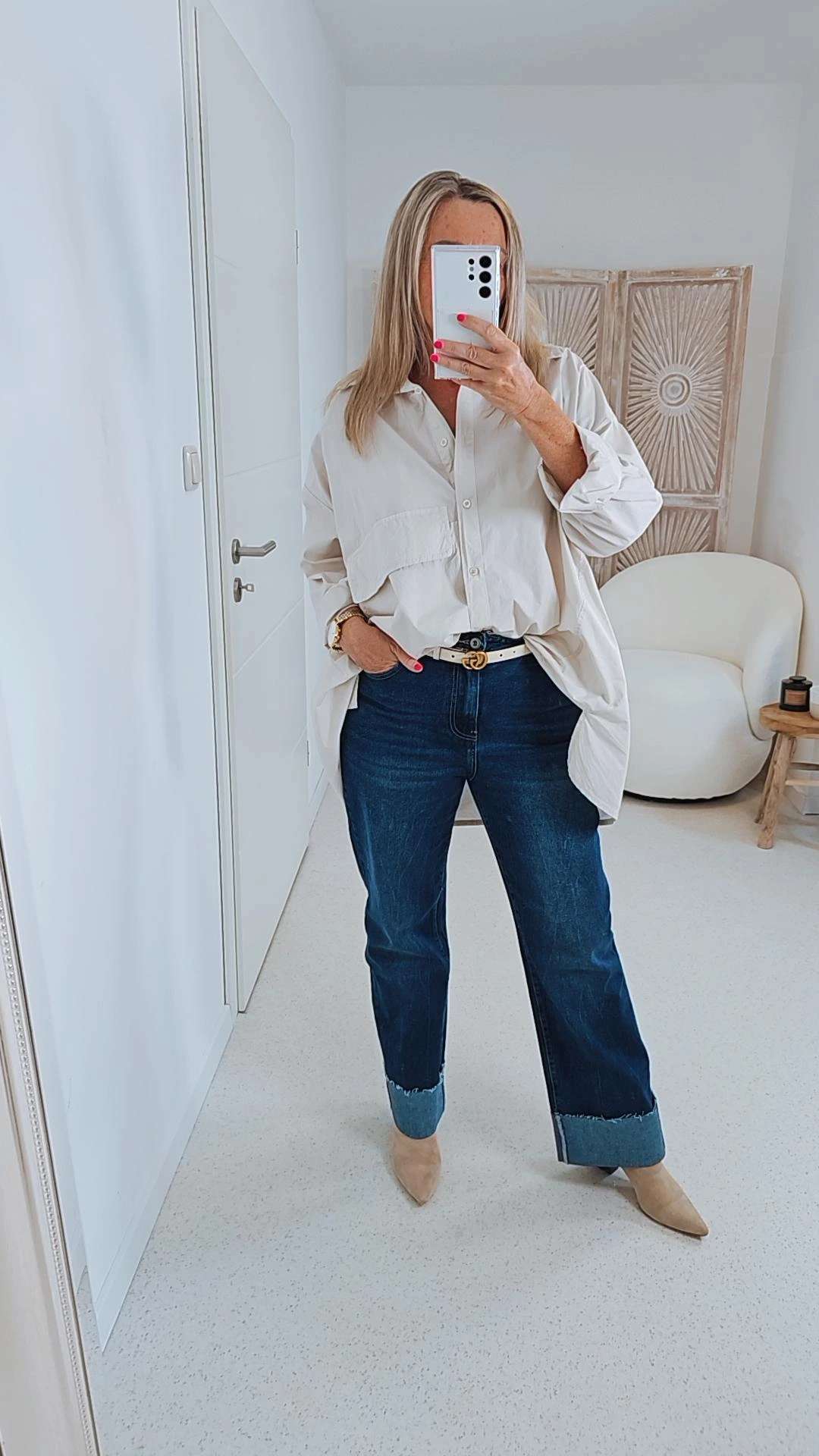 OVERSIZE BLUSE MIA 36 - 4 4 Made in Italy Basic Bluse OVERSIZE BLUSE MIA 36 - 4 4 Made in Italy Basic Bluse
