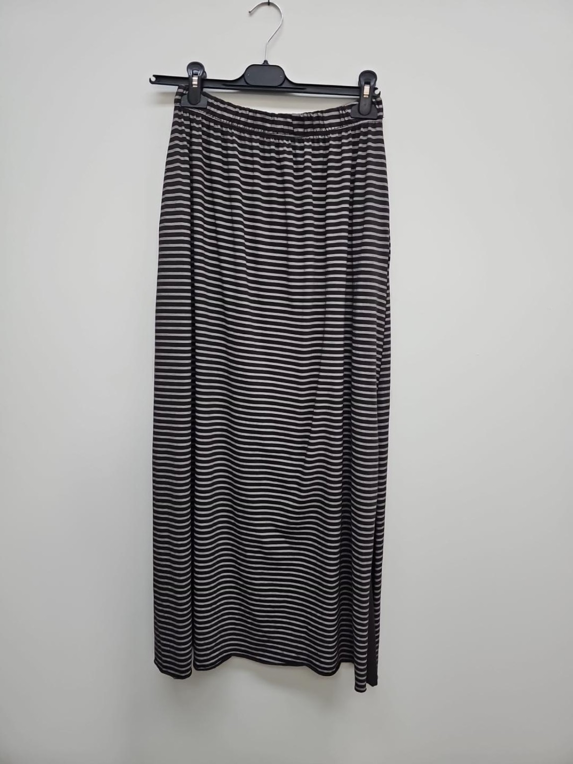 Maxirock Talea – gestreifter Lieblingsrock mit Seitenschlitzen Made in Italy 34-40/42 Skirt