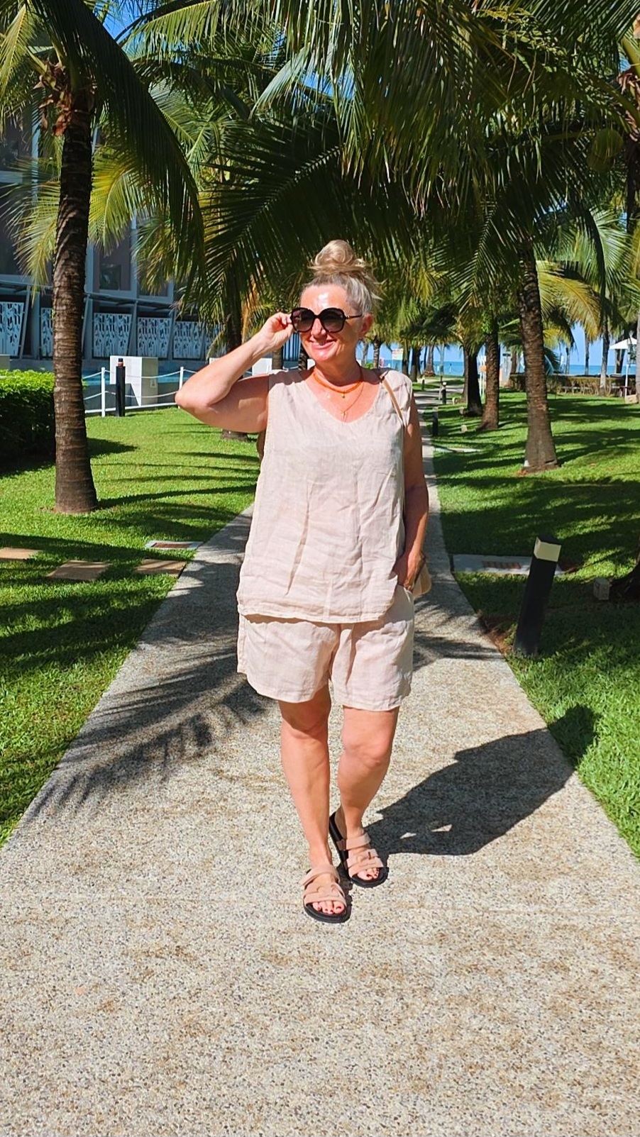 LINEN SHORTS BONITA KURZ Made in Italy 34-42 Leinenshort