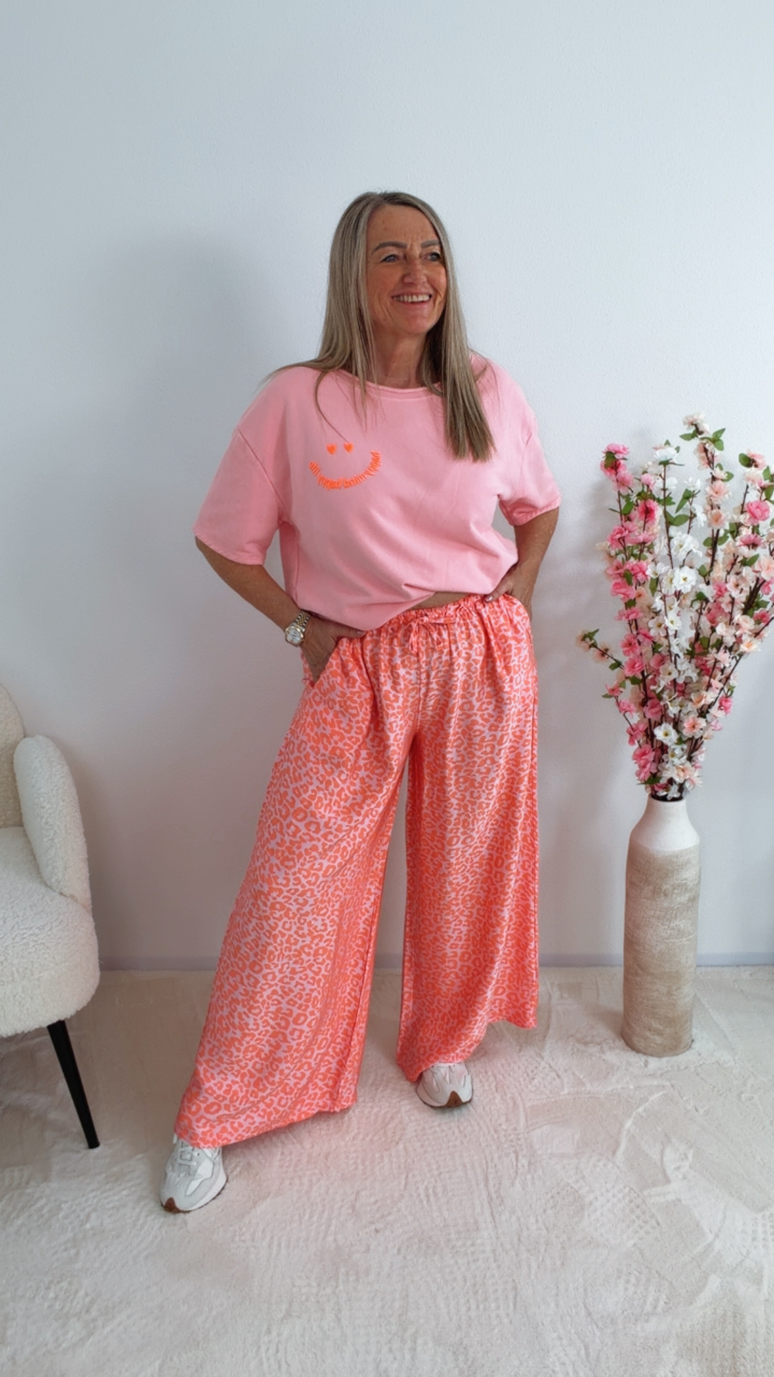 🐆🌸✨ Seidenhose Leo Aurellisa Made in Itlay