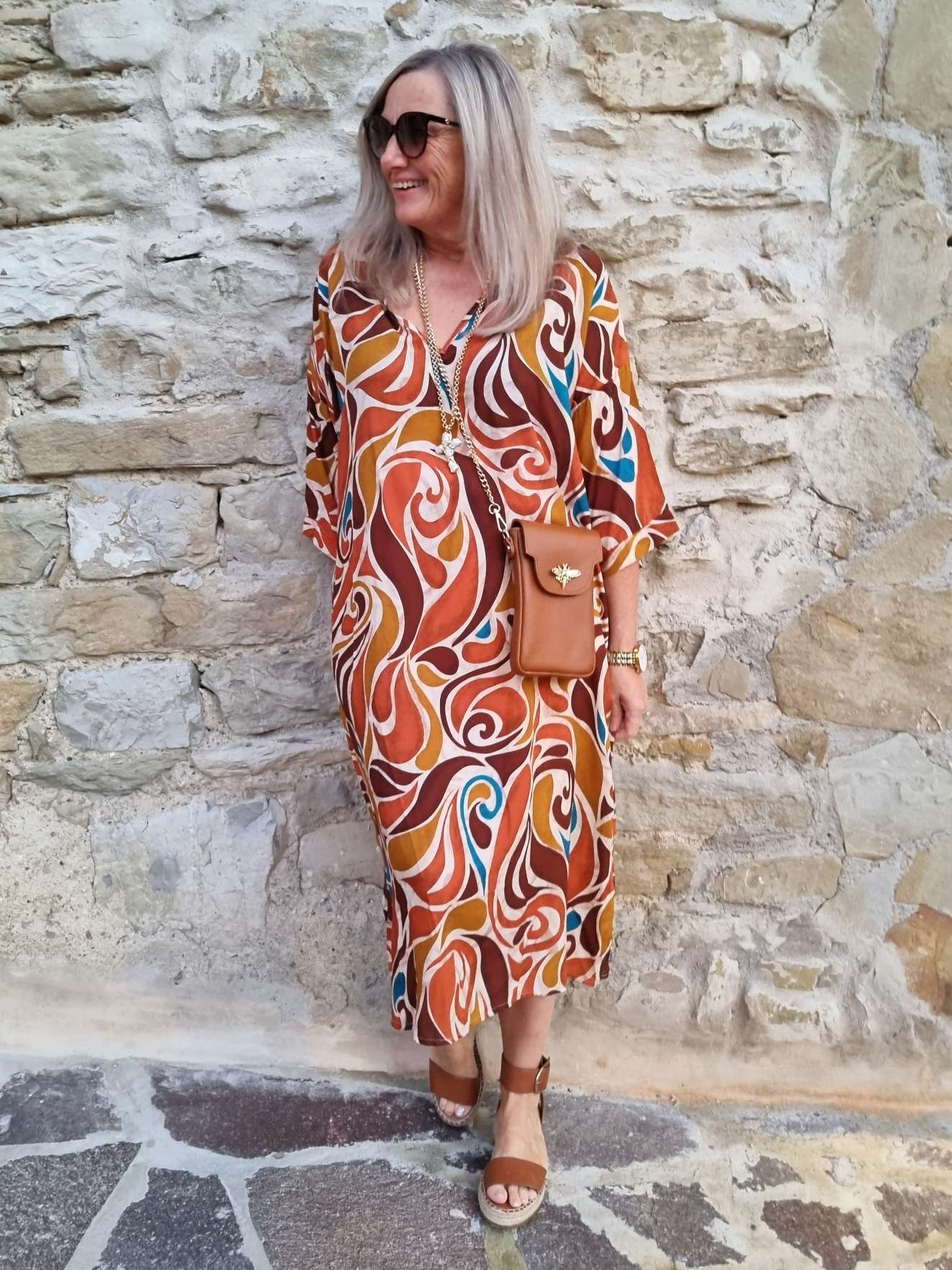 EDLES DRESS LEA ROST 34-42 Made in Italy Kleid EDLES DRESS LEA ROST 34-42 Made in Italy Kleid