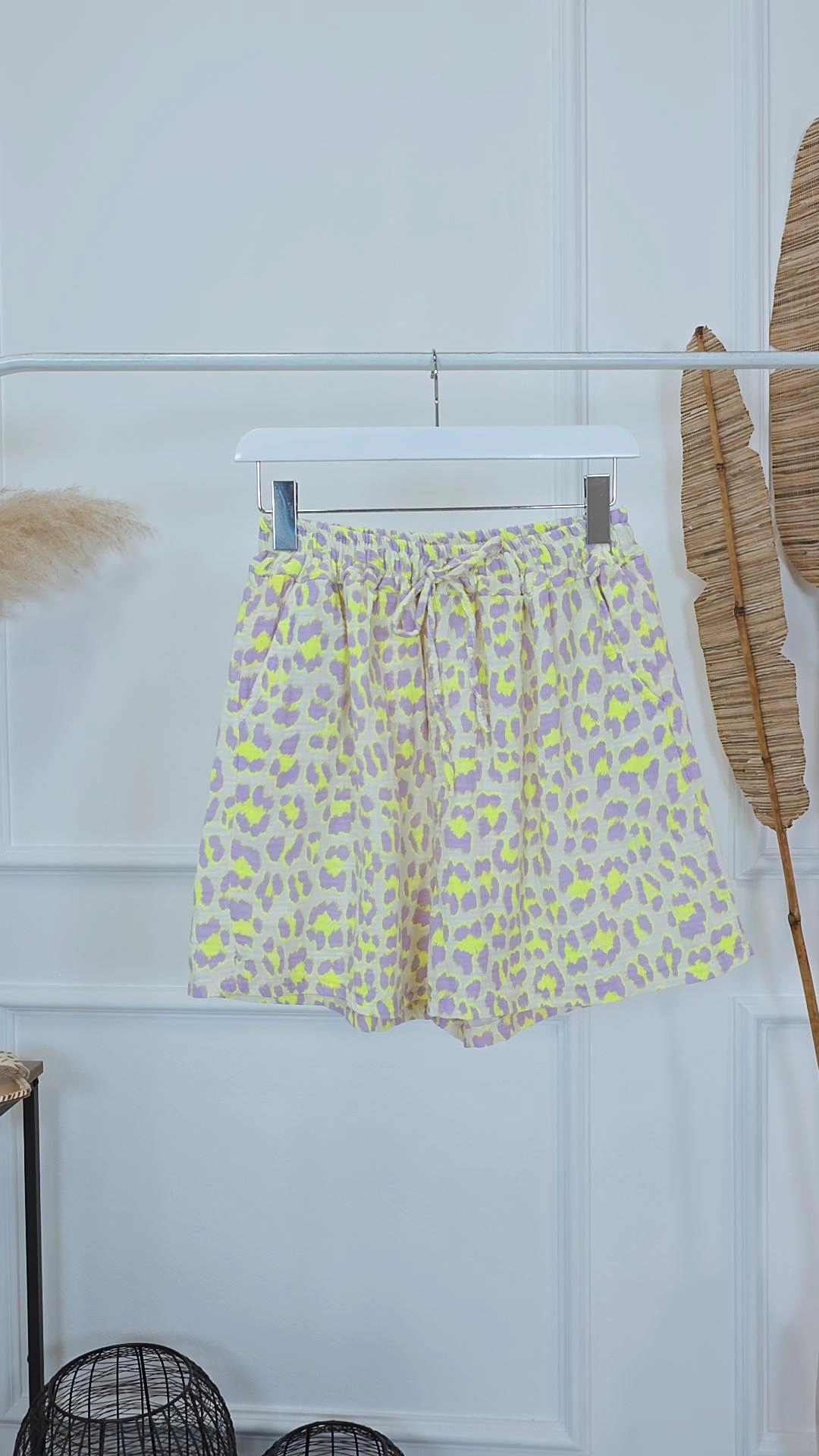 MUSSELIN SHORTS SERENGETI KURZ Made in Italy 34-42 Marlene Pants 