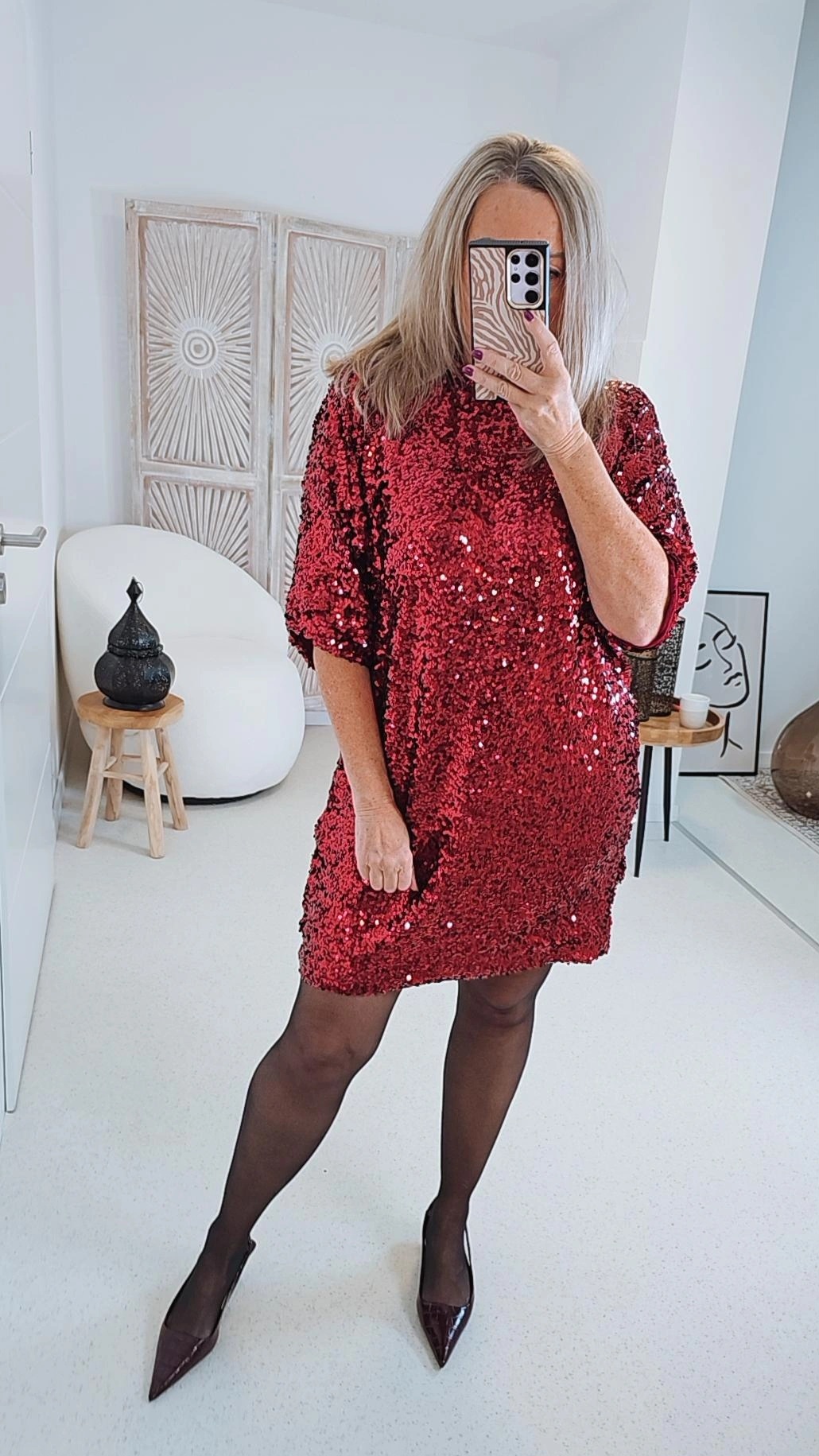 PAILIETTEN KLEID HAILEY Made in Italy 34-42  ACHTUNG VOM UMTAUSCH AUSGESCHlOSSEN