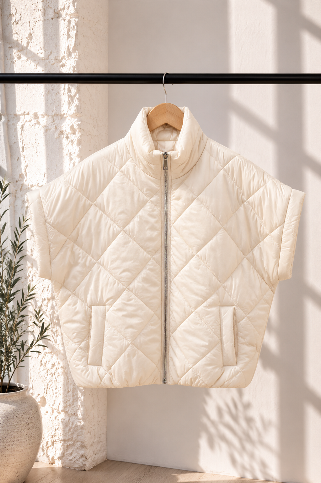 Steppjacke Svenja – Made in Italy – lässiger Spätsommer-Look Gr. 34-42