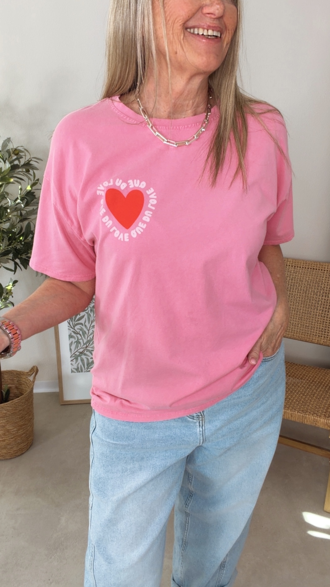 🌸 T-Shirt Ainarella Heart Made in Italy 34-42/44