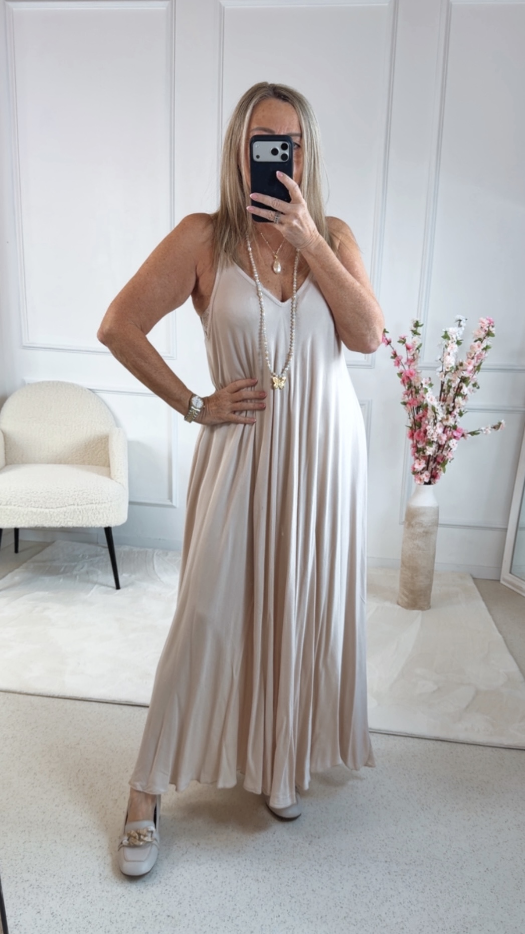 SPAGHETTIKLEID CAPRI UNI LANG 34-40/42 Made in Italy