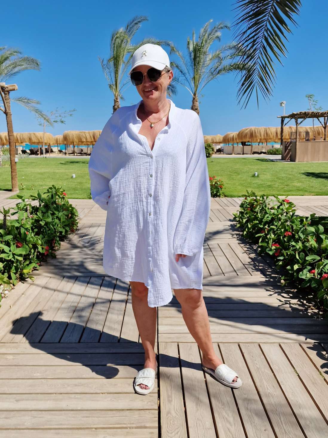 MUSSELIN OVERSIZE BLUSE BE CREATIVE WEISS 34-42/44 Made in Italy Longbluse Kleid Tunika Shirt Blusenjacke MUSSELIN OVERSIZE BLUSE BE CREATIVE WEISS 34-42/44 Made in Italy Longbluse Kleid Tunika Shirt Blusenjacke