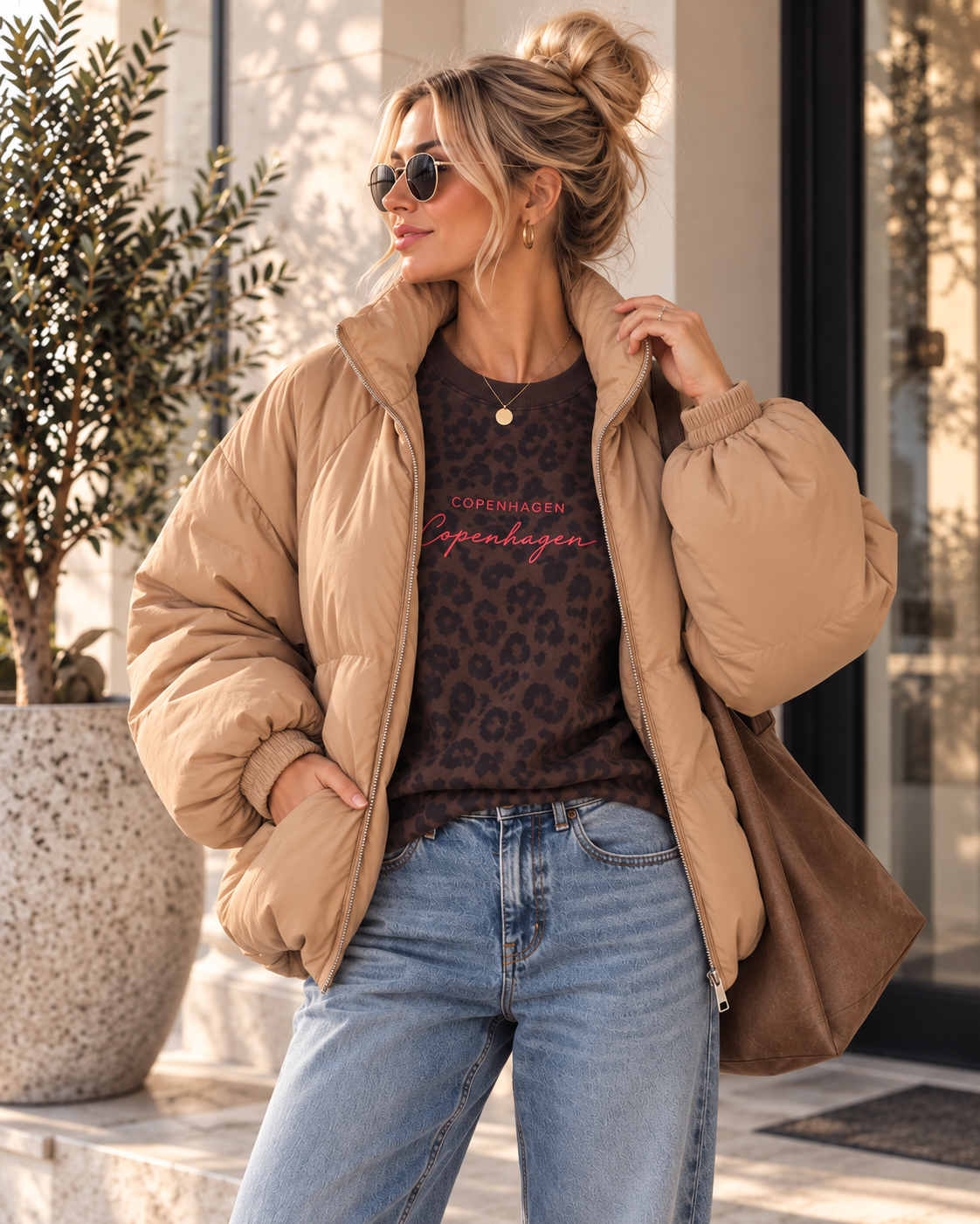 Jacke Puffy Monika – lässiger Allrounder für die Übergangszeit Made in Italy 34-42
