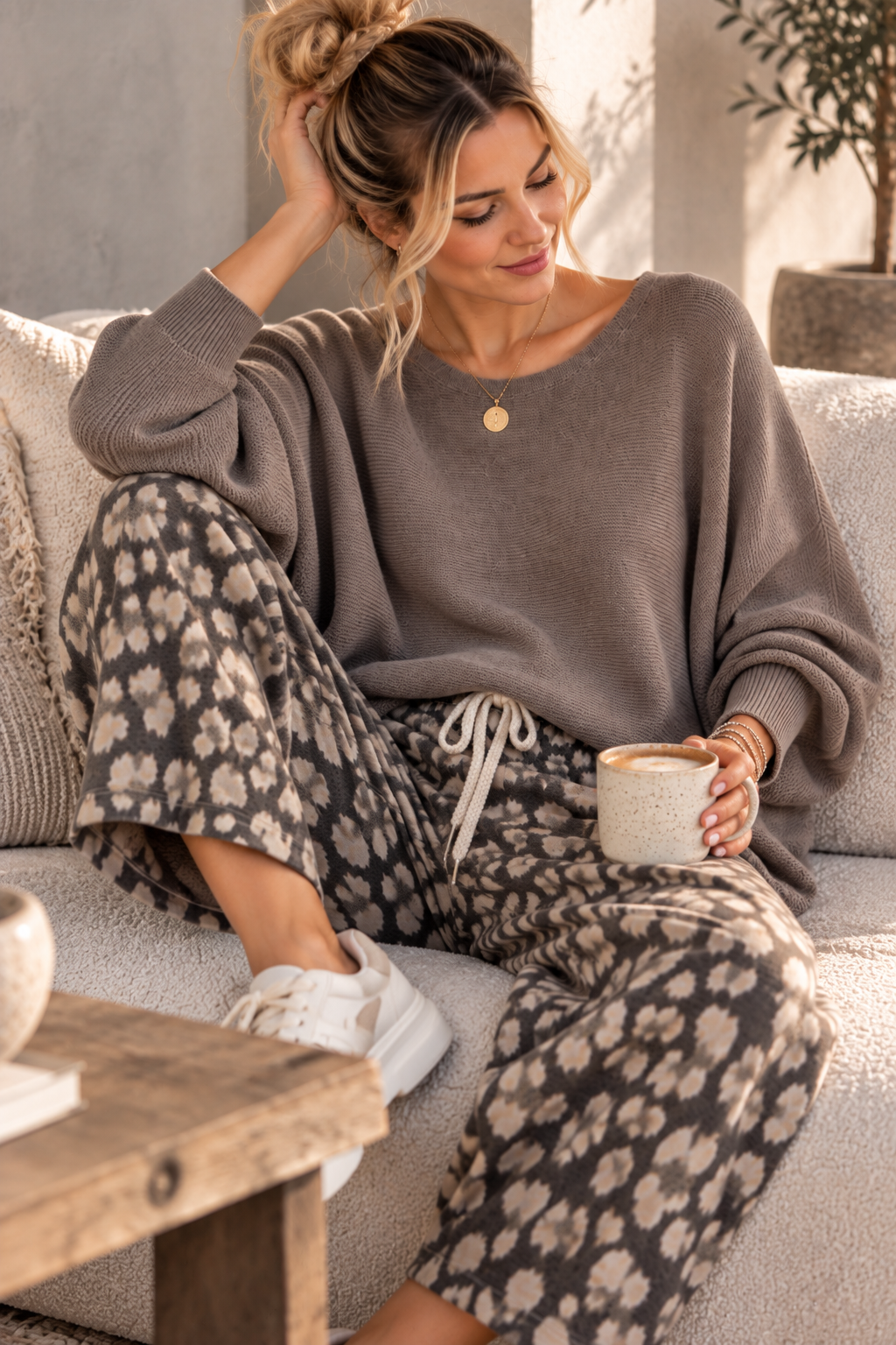 OVERSIZE KNIT SWEATER SIGRID Made in Italy 34-44/46 Strick Pullover