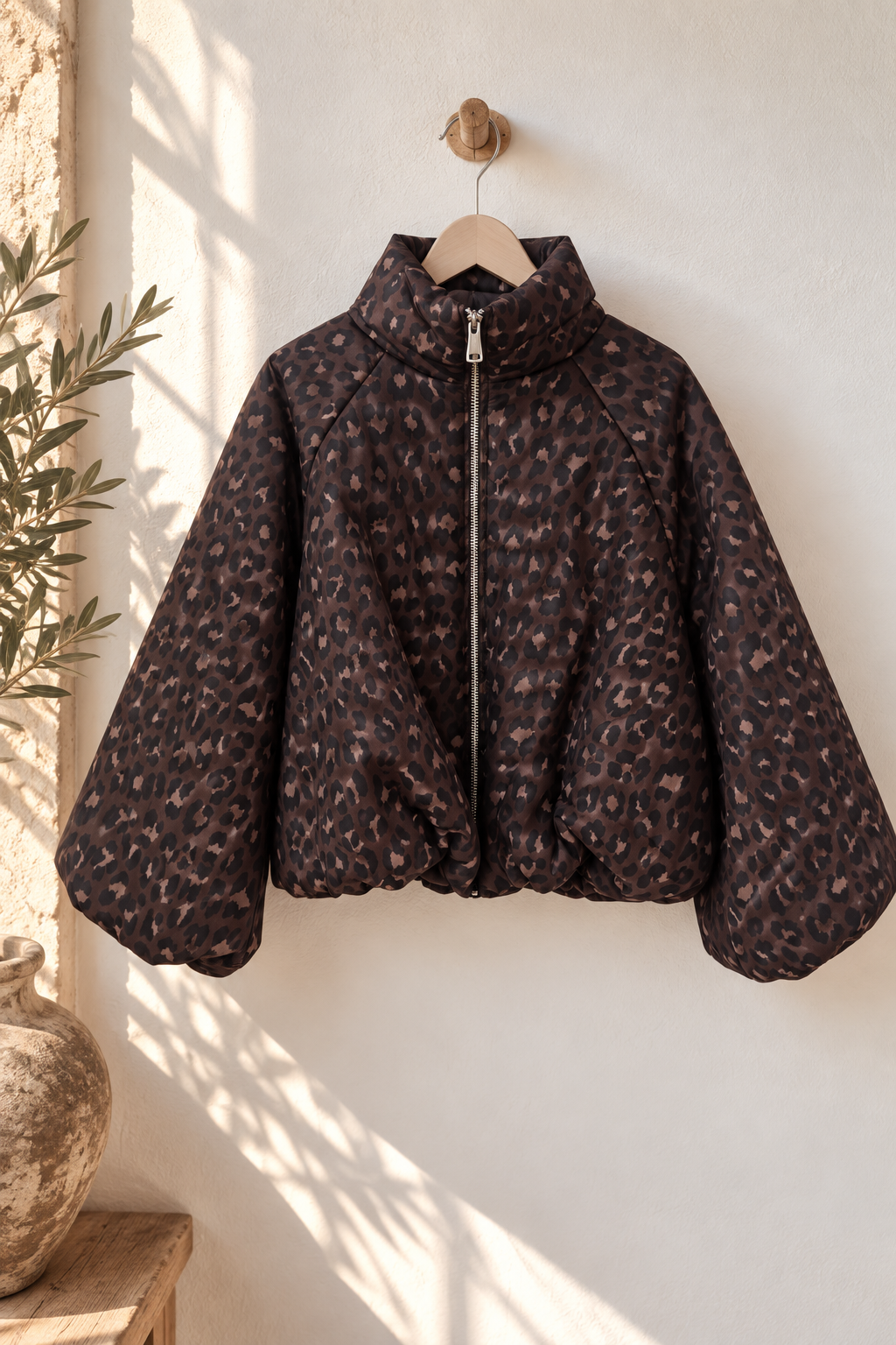Jacke Puffy Monika LEO – lässiger Allrounder für die Übergangszeit Made in Italy 34-42
