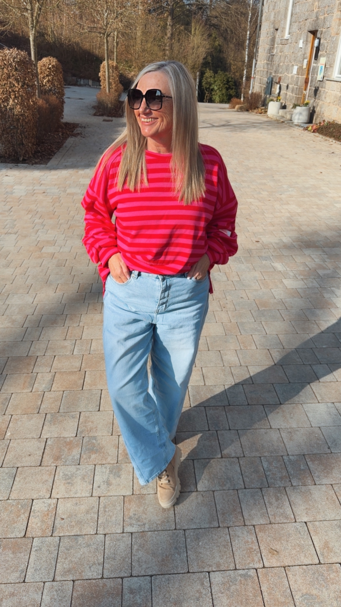 BASIC BALLON JEANS CARMEN Made in Italy BARREL lässig 1963