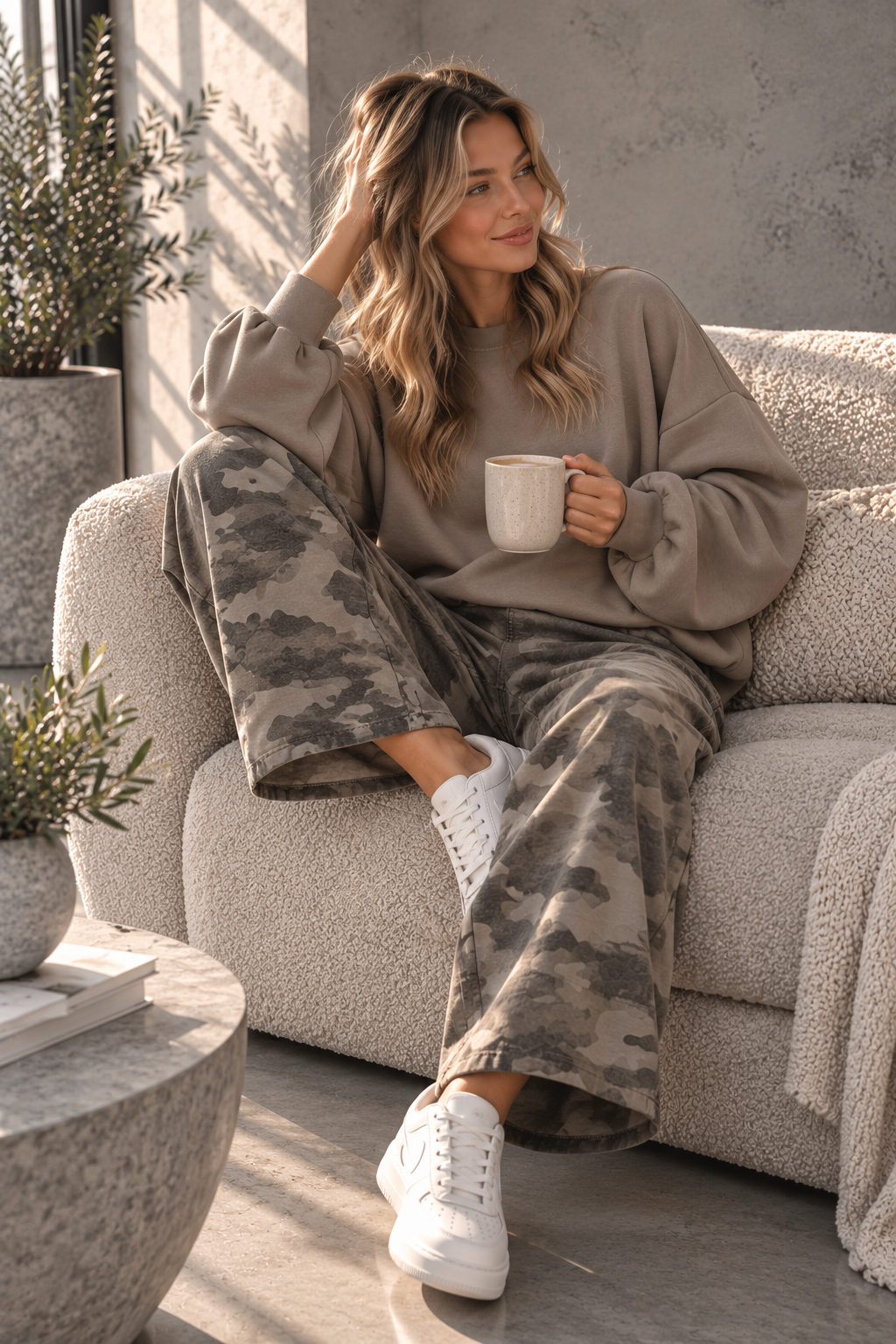 Soft Touch Pullover UNI mit Gummizug SW0129 Made in Italy