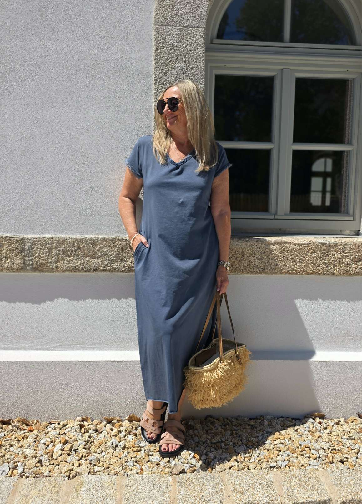 T-SHIRT KLEID SELENA RAW CUT NÄHTE 34 - kleine 42