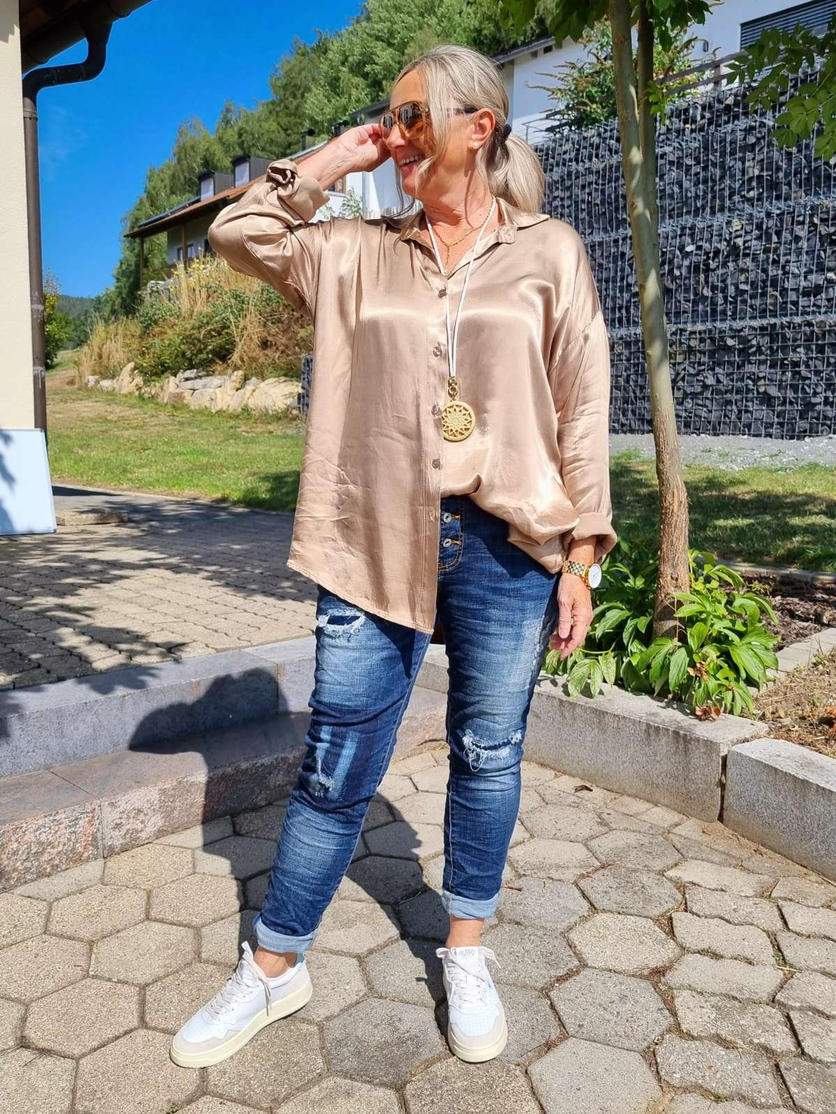 DESTROYED JEANS MARLIE - VARIANTENARTIKEL Basic Denim Hose Skinny Dark Blue Washed out Jogpant DESTROYED JEANS MARLIE - VARIANTENARTIKEL Basic Denim Hose Skinny Dark Blue Washed out Jogpant