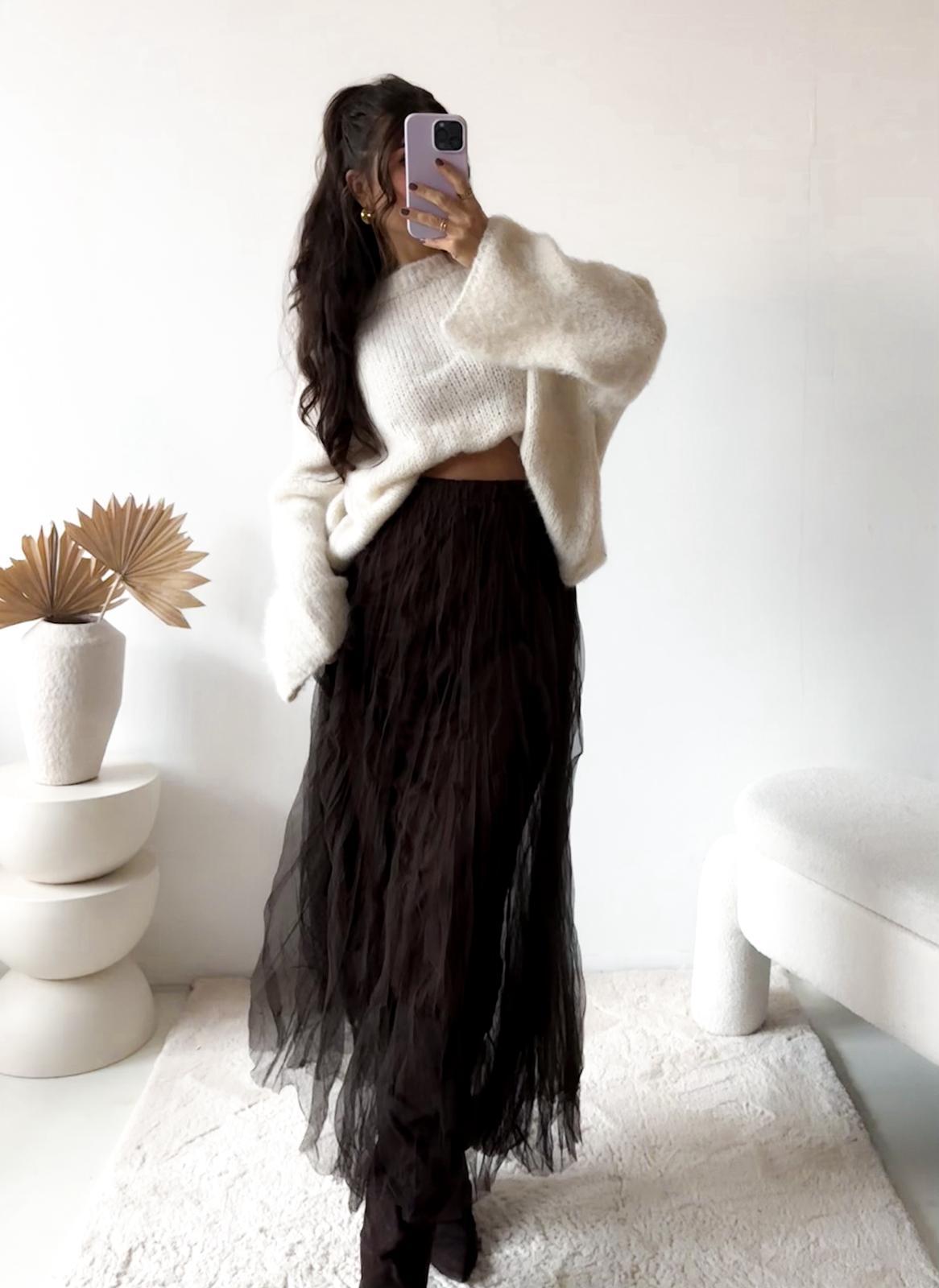 COZY KNIT SWEATER MIKA OVERSIZE 34 - 44 Strick Pullover,  Made in Italy