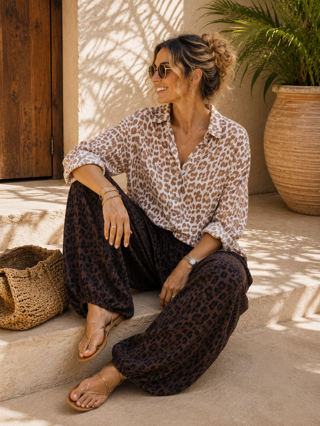 Bluse Musselin Leo Kiano Made in Italy 34-42/44