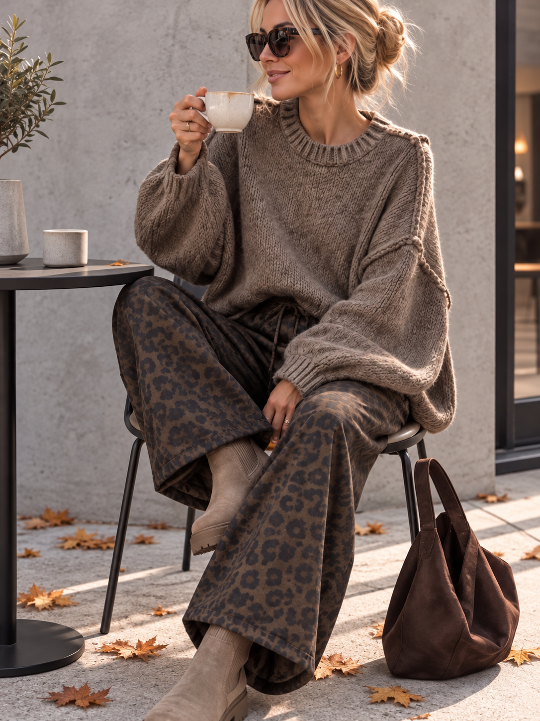 Soft Touch Oversize Pullover I SP0152 I 34 - 44 I Made in Italy