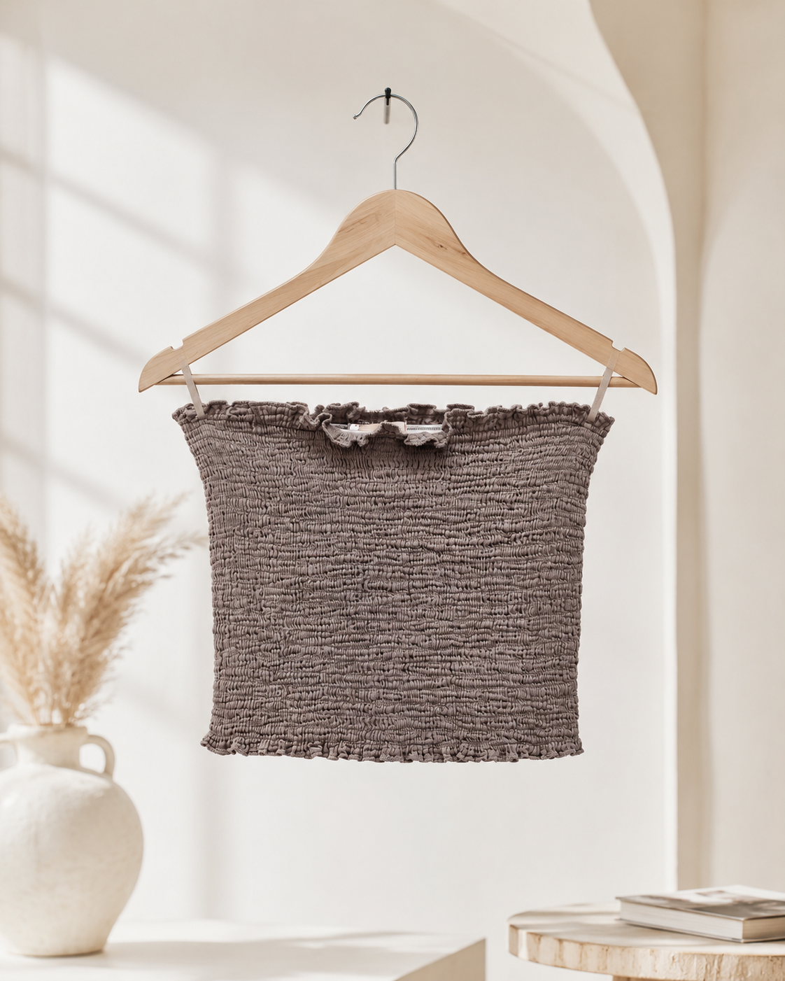 Musselin-Bandeau NERINA – softer Basic-Look Made in Italy 34-40/42