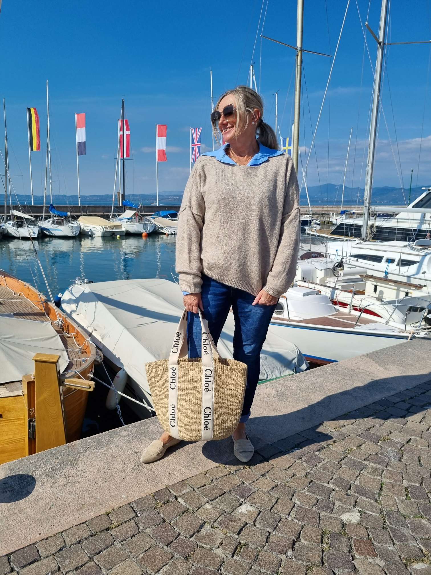 KNIT SWEATER LORENA BEIGE Made in Italy 34-42 Strick Pullover KNIT SWEATER LORENA BEIGE Made in Italy 34-42 Strick Pullover