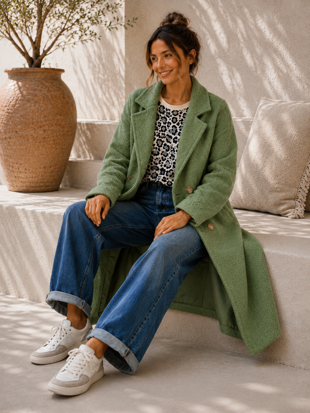 TREND MANTEL ELVIRA 36 - 42 Trench Coat Made in Italy