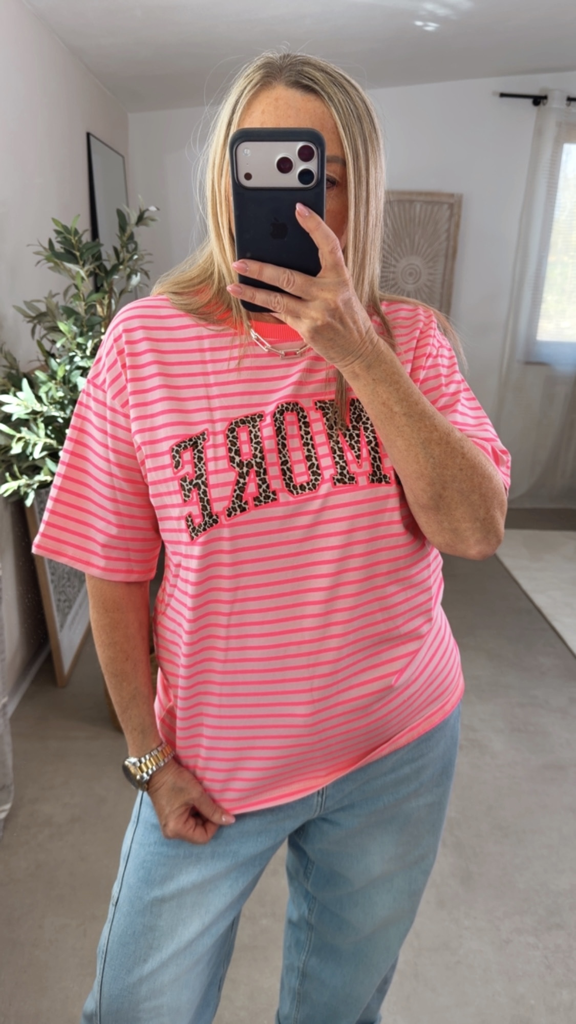 🧡✨ T-Shirt Amore Stripes Zireluna Made in Itlay 34-40/42