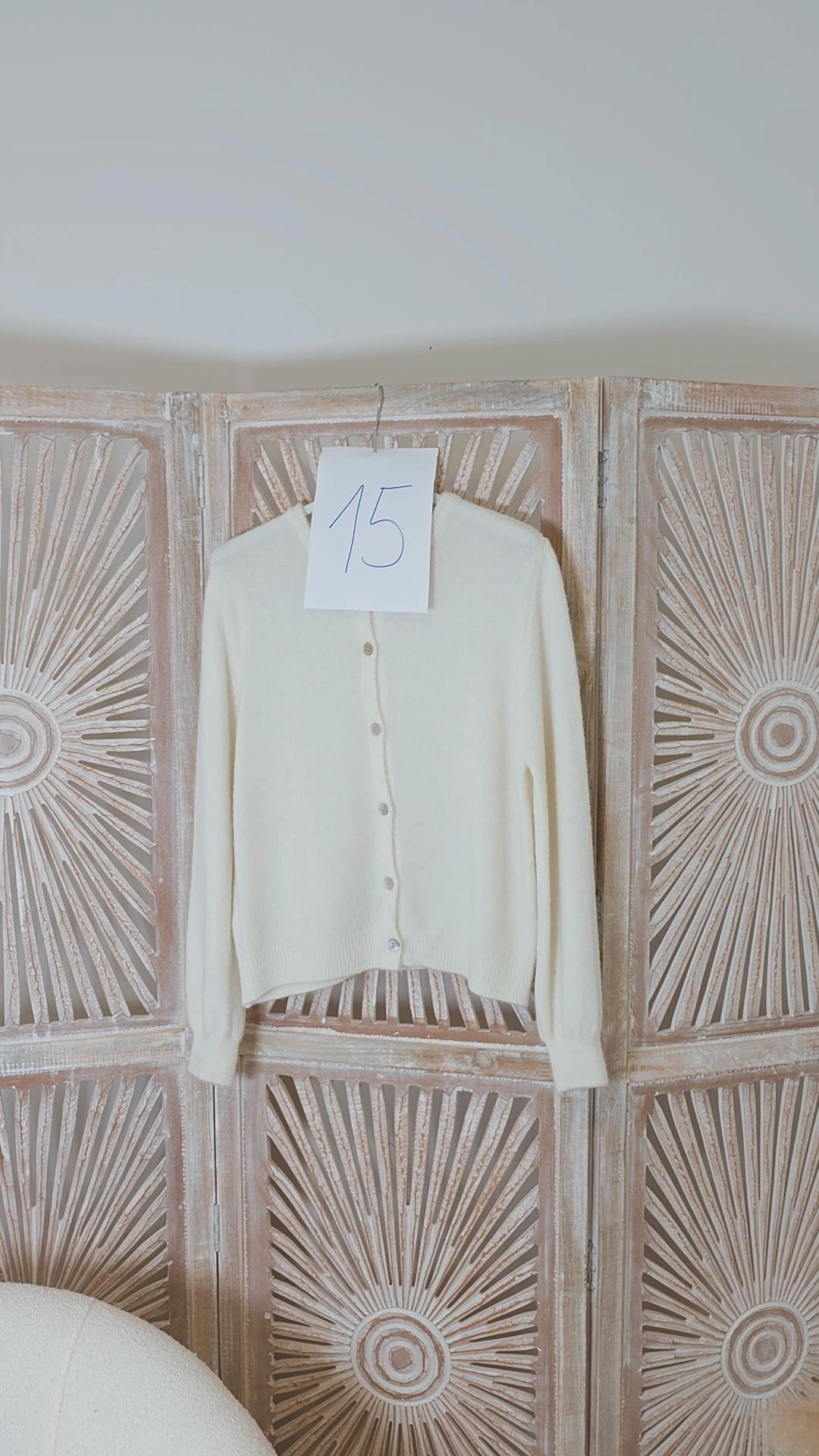 2. WAHL CARDIGAN XENIA WEIß 15