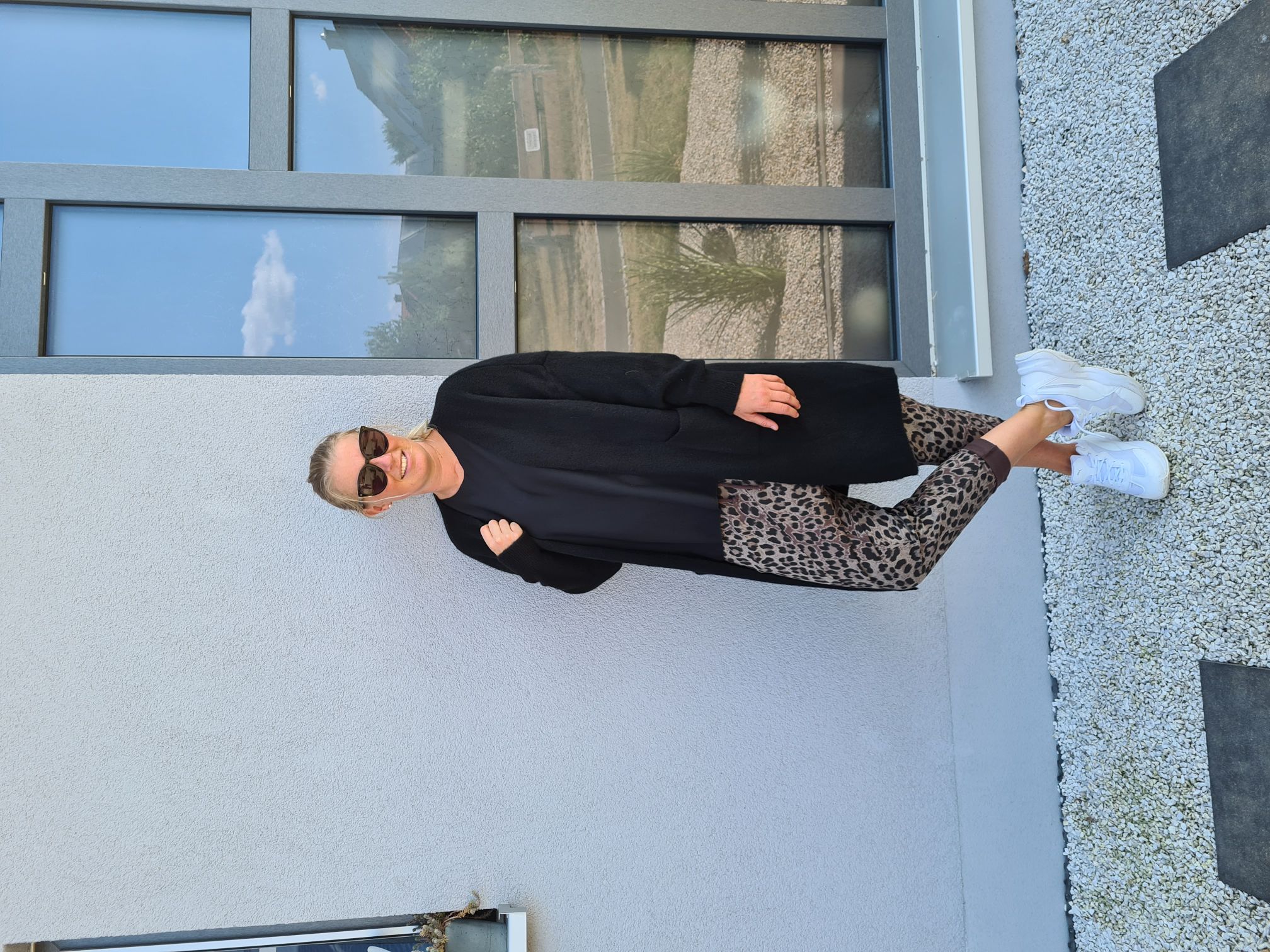 EDLER KNIT CARDIGAN TEODORA SCHWARZ Strick Jacke Mantel 34-42 Made in Italy EDLER KNIT CARDIGAN TEODORA SCHWARZ Strick Jacke Mantel 34-42 Made in Italy