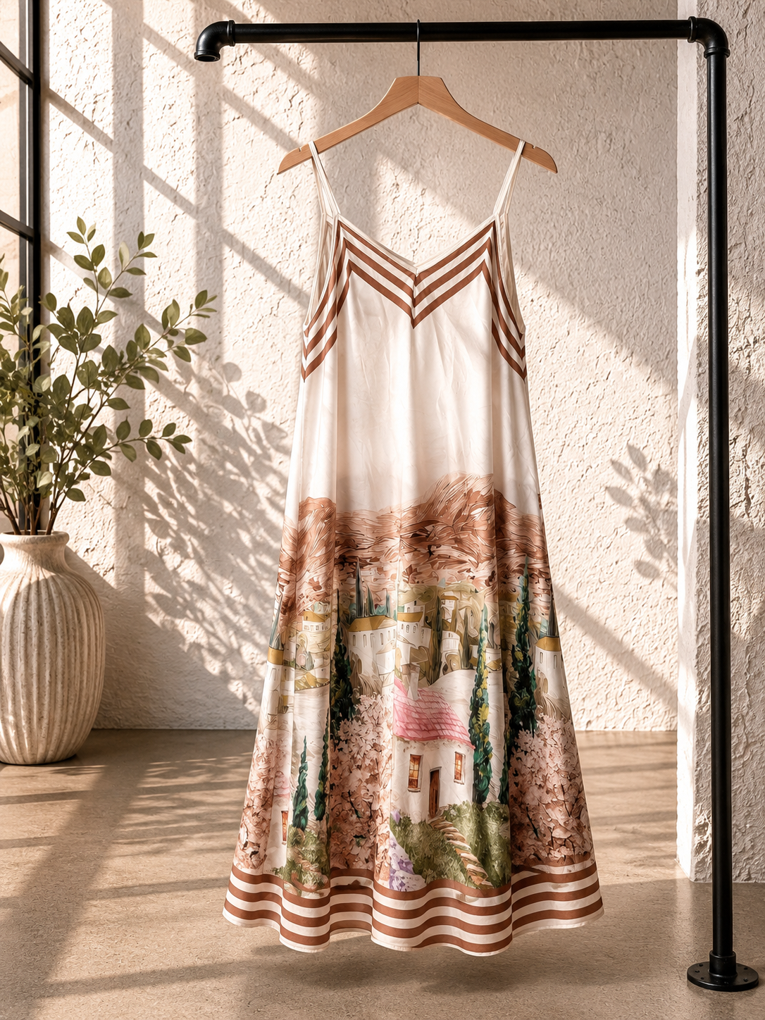 Kleid Toscolano – Made in Italy – Seidenkleid mit mediterranem Flair – passend bis ca. Größe 42