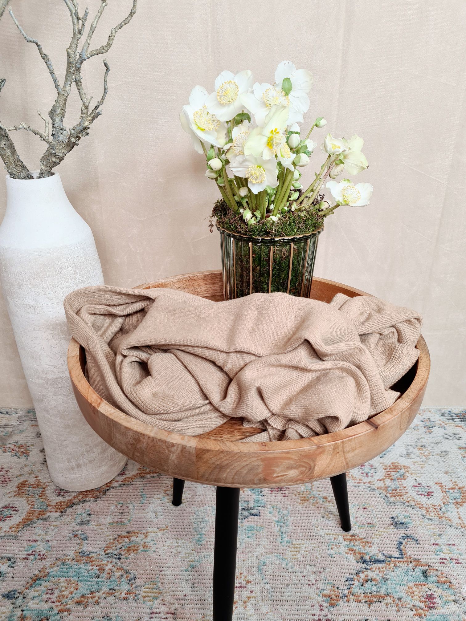 BASIC SCHAL CAROLINA CAMEL Made in Italy Halstuch Scarf verschiedene Farben BASIC SCHAL CAROLINA CAMEL Made in Italy Halstuch Scarf verschiedene Farben