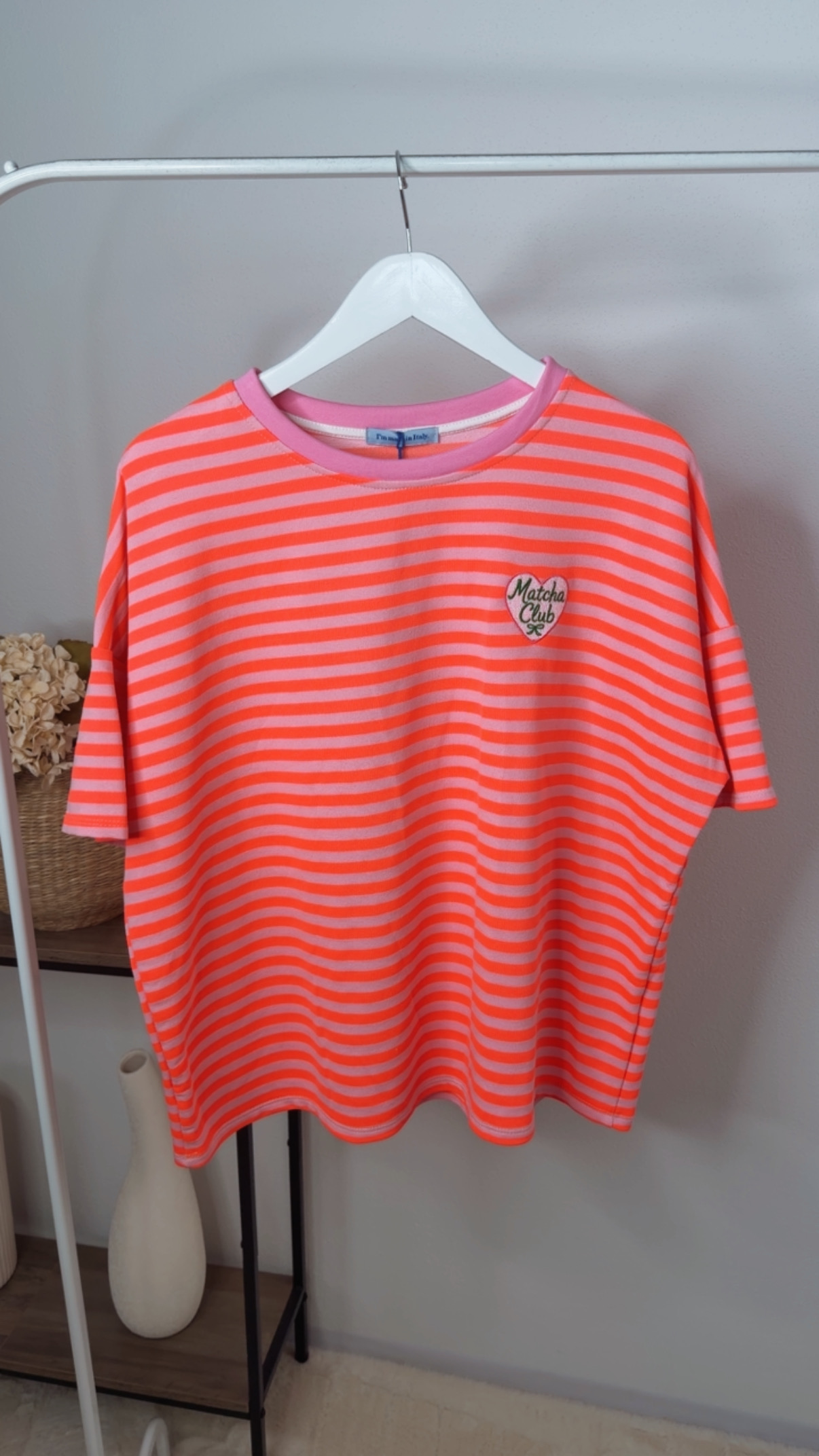 T-Shirt Mizuki Matcha Club Stripes Made in Italy 34-42/44